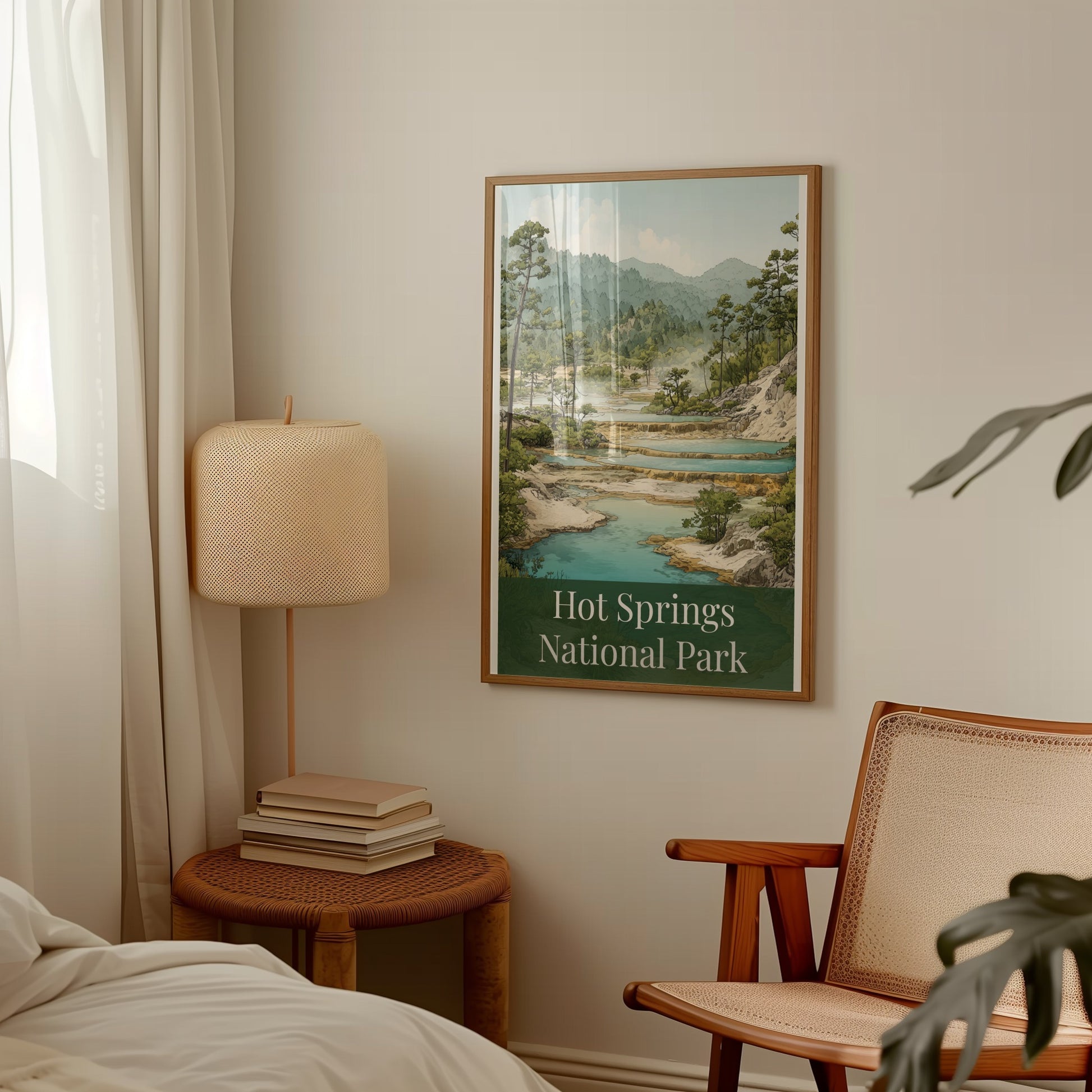 Hot Springs National Park Framed Wall Art Decor