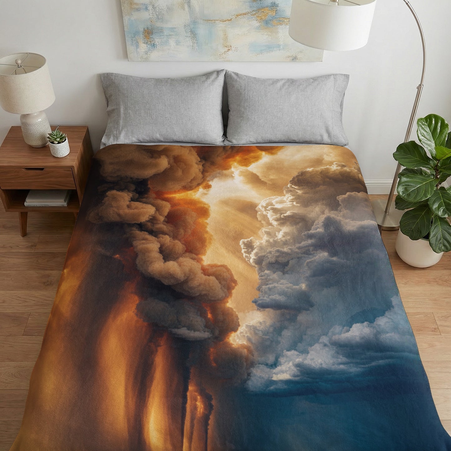 Cozy Sherpa Throw Blanket 60x80 | Plush Fleece Blanket | Unique Gift Idea