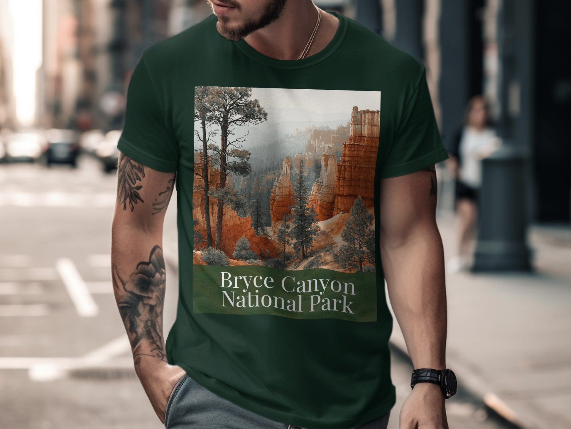 Bryce Canyon National Park T-Shirt Design for Nature