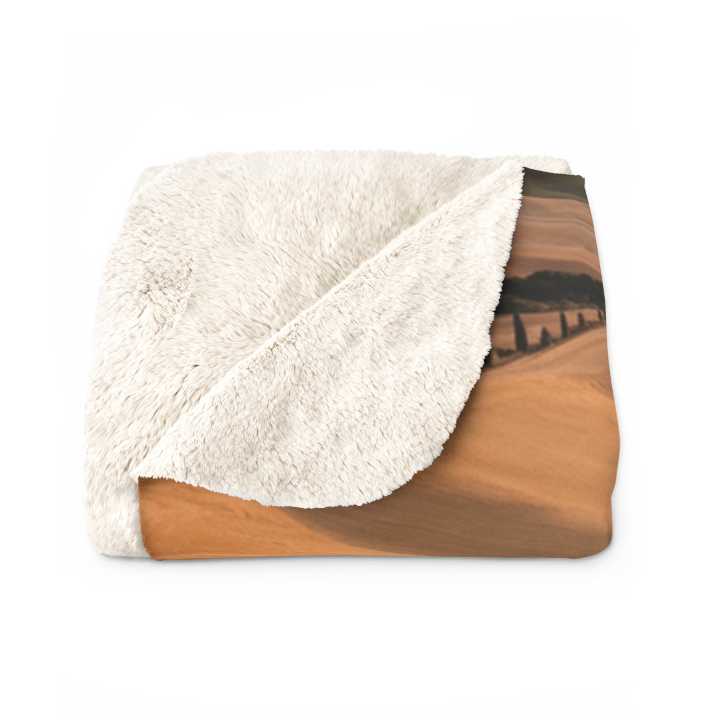 Colorful Sherpa Throw Blanket 60x80 | Vibrant Fleece Blanket | Fun Home Decor Gift