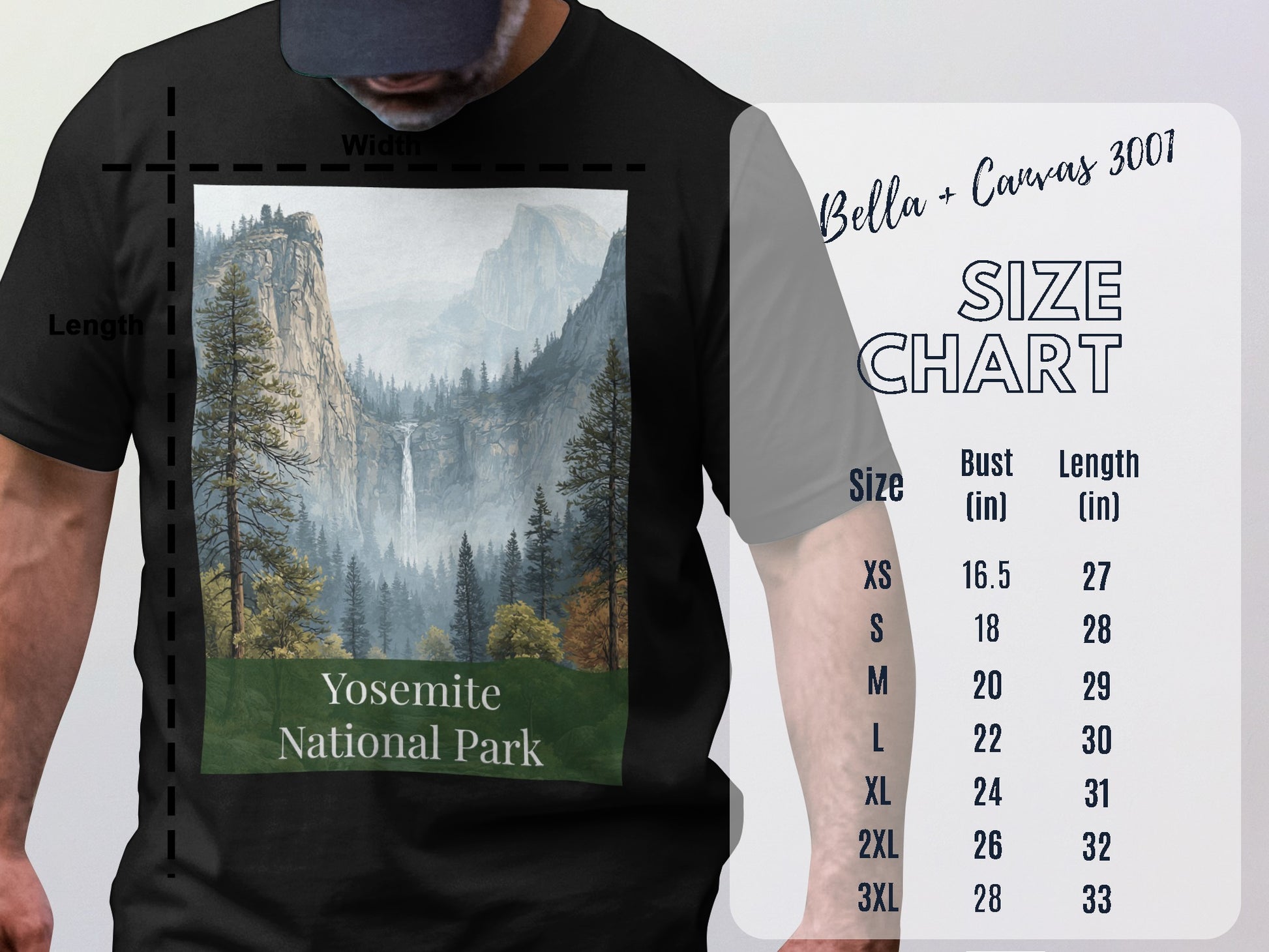 Yosemite National Park Graphic T-Shirt