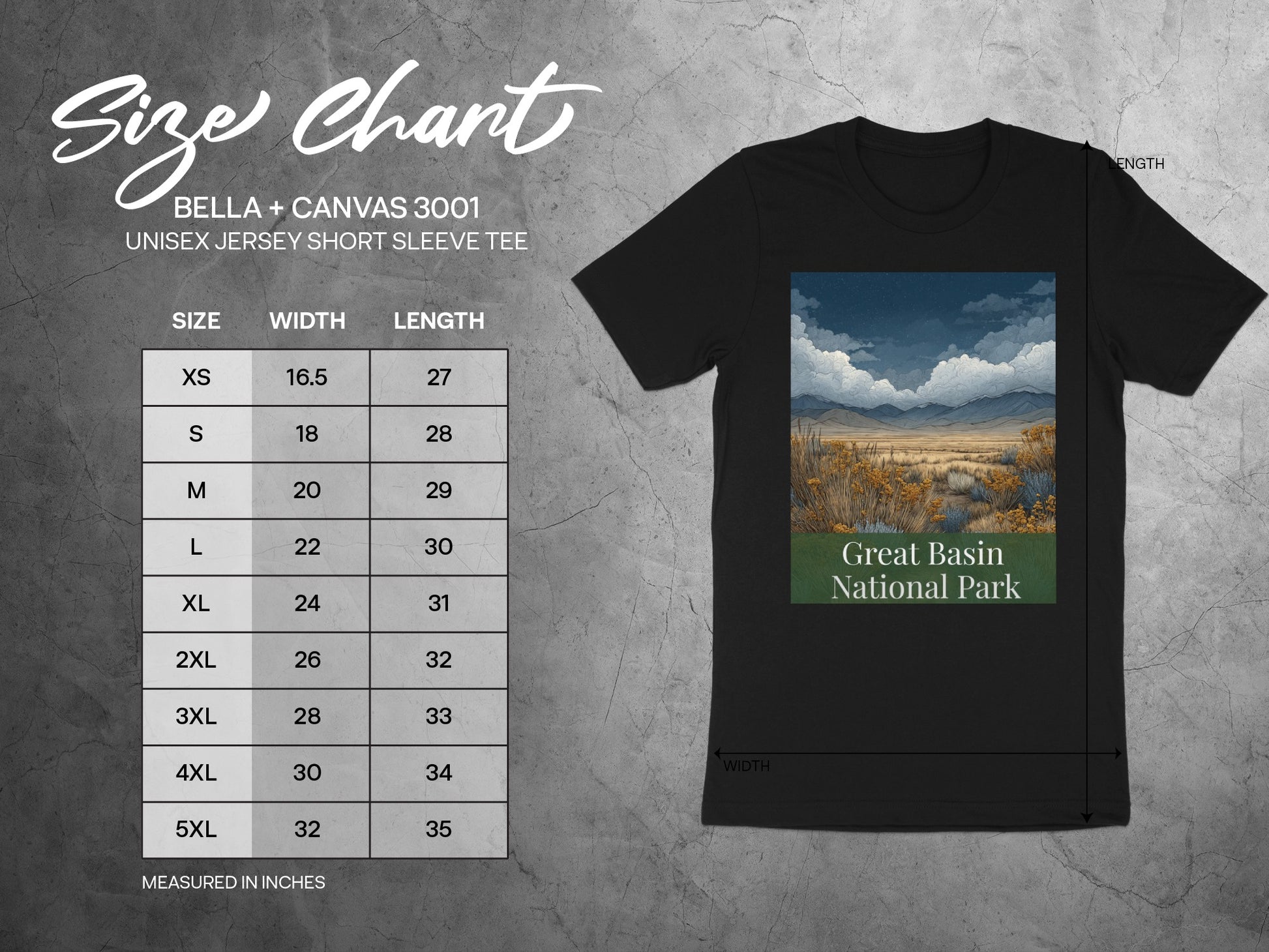 Great Basin National Park Unisex Jersey Tee