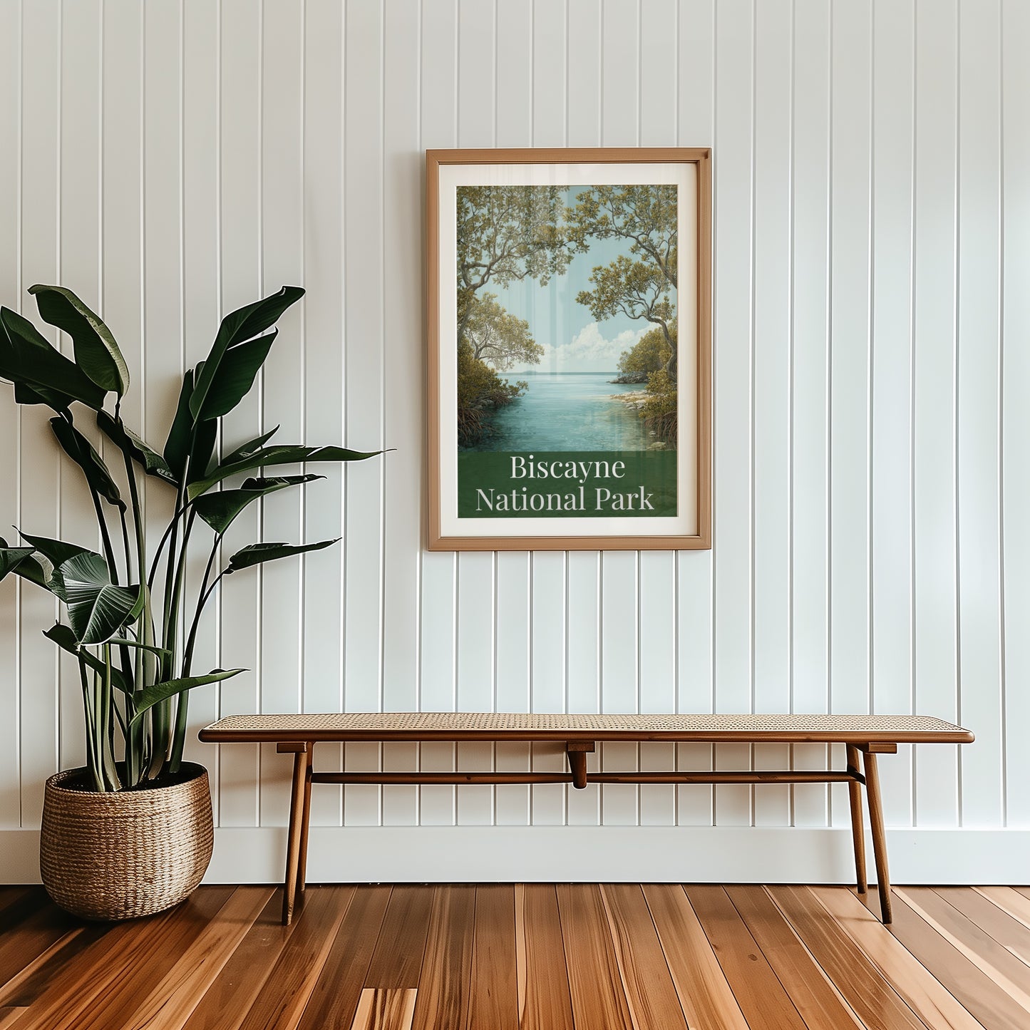 Biscayne National Park Nature Scenic Framed Artwork