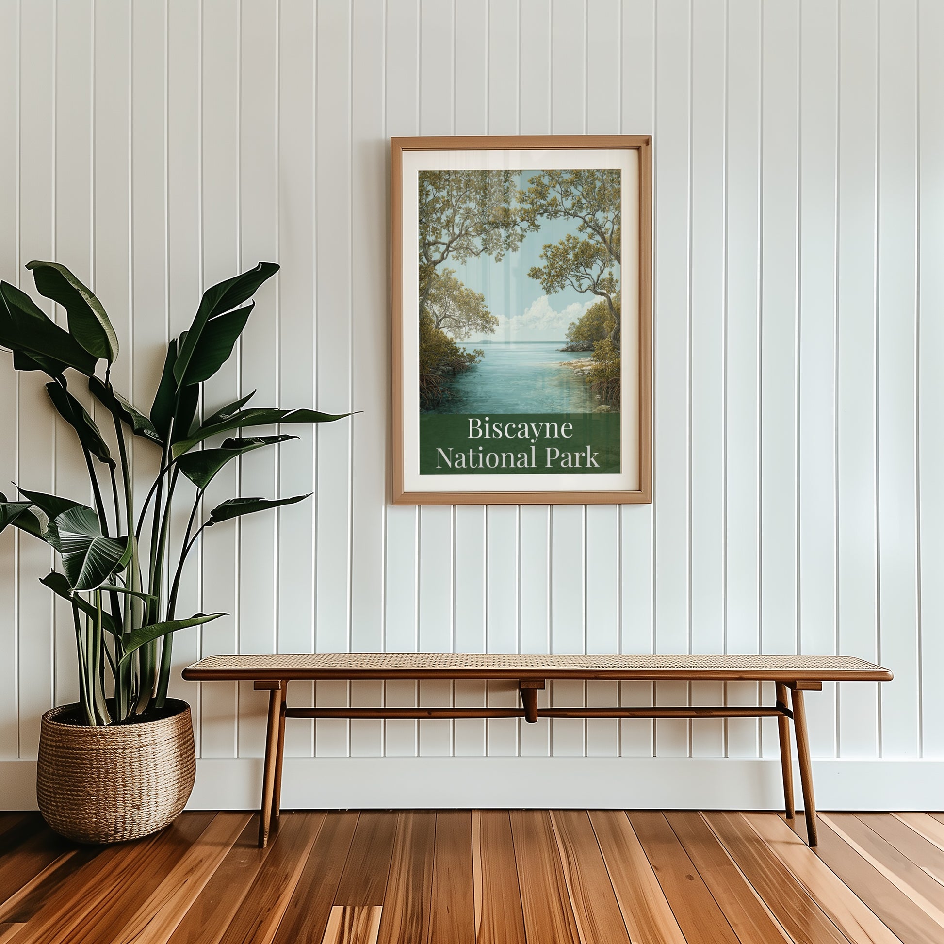 Biscayne National Park Nature Scenic Framed Artwork