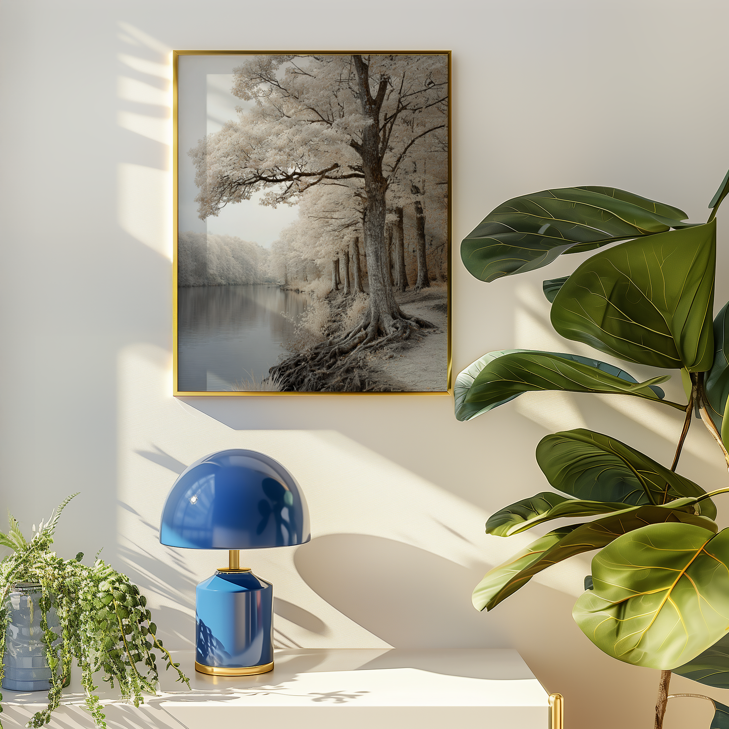 Serene Nature Landscape Wall Art for Relaxation