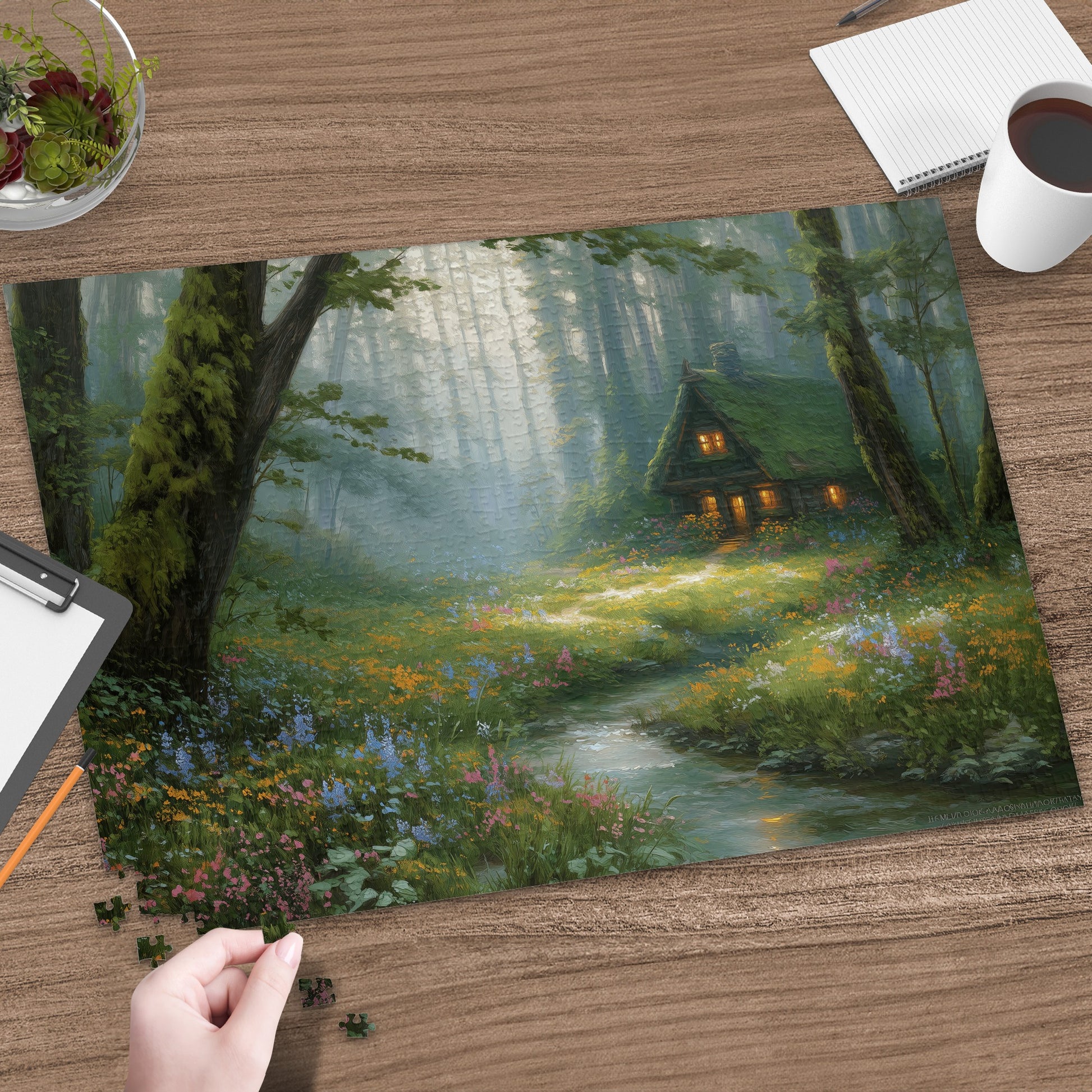Enchanted Forest Cottage Woodland Scene product type