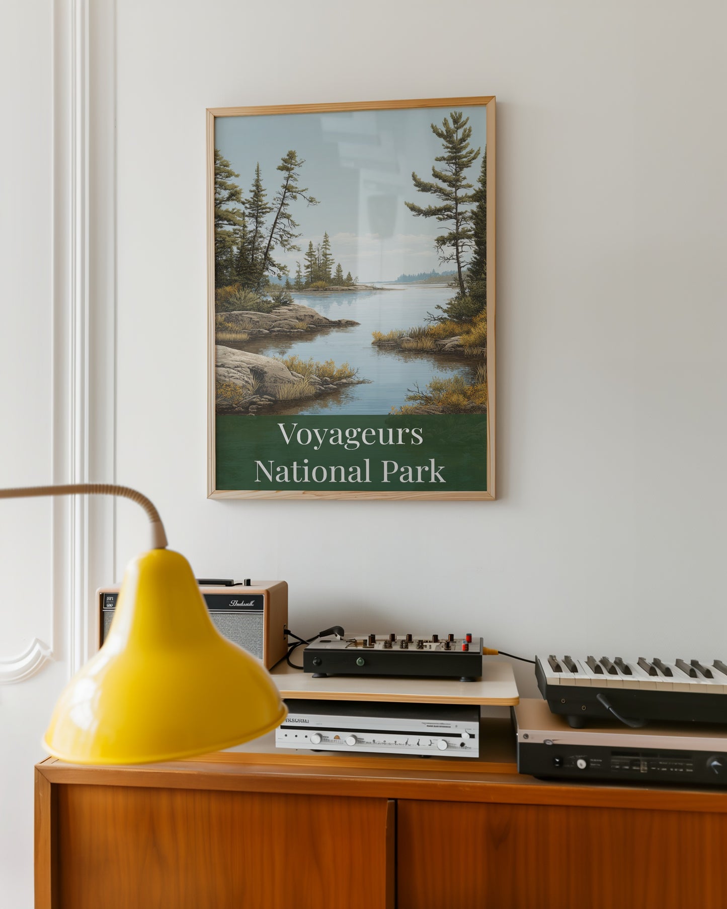 Voyageurs National Park Artwork Framed Wall Print