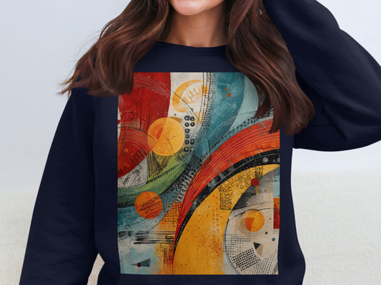 Vibrant Abstract Geometric Shapes Colorful Pattern product type