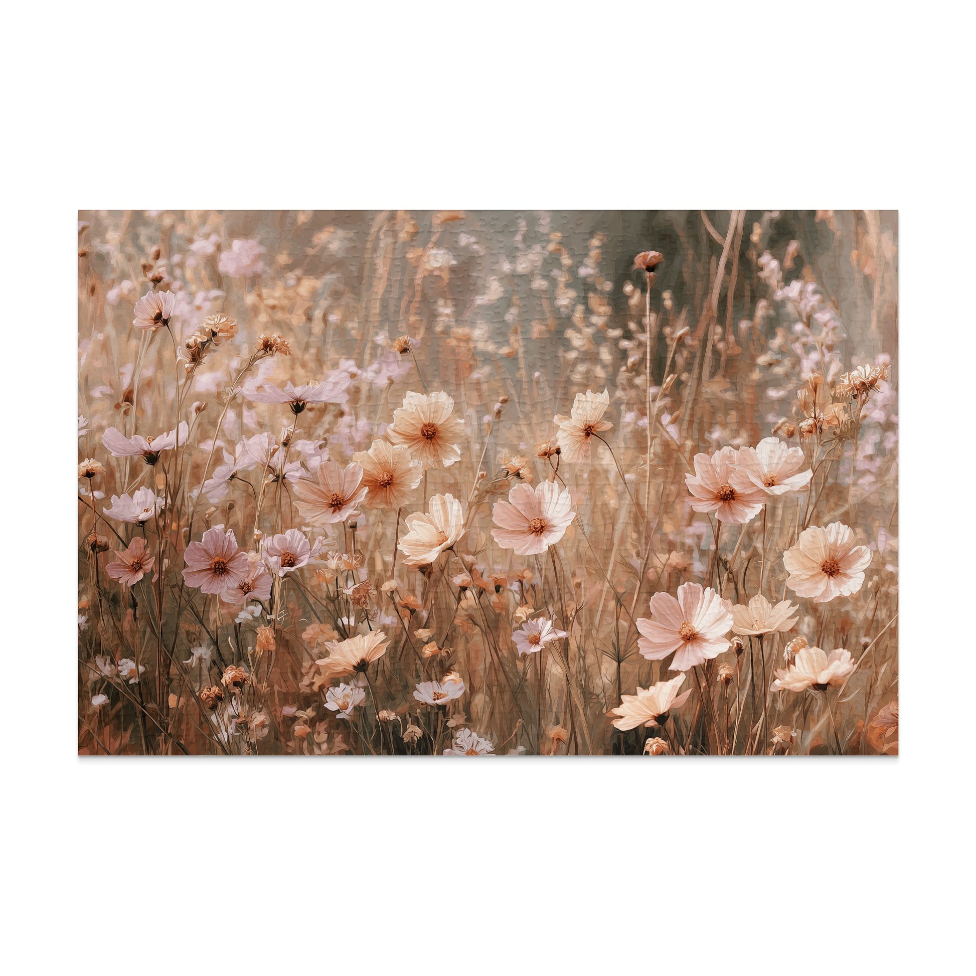 Soft Pastel Cosmos Field Artistic Painting product type