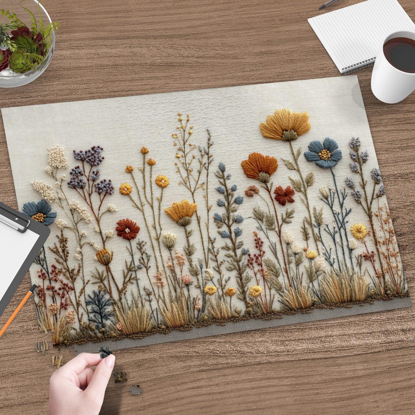 Intricately Detailed Floral Design Tapestry Wall Decor