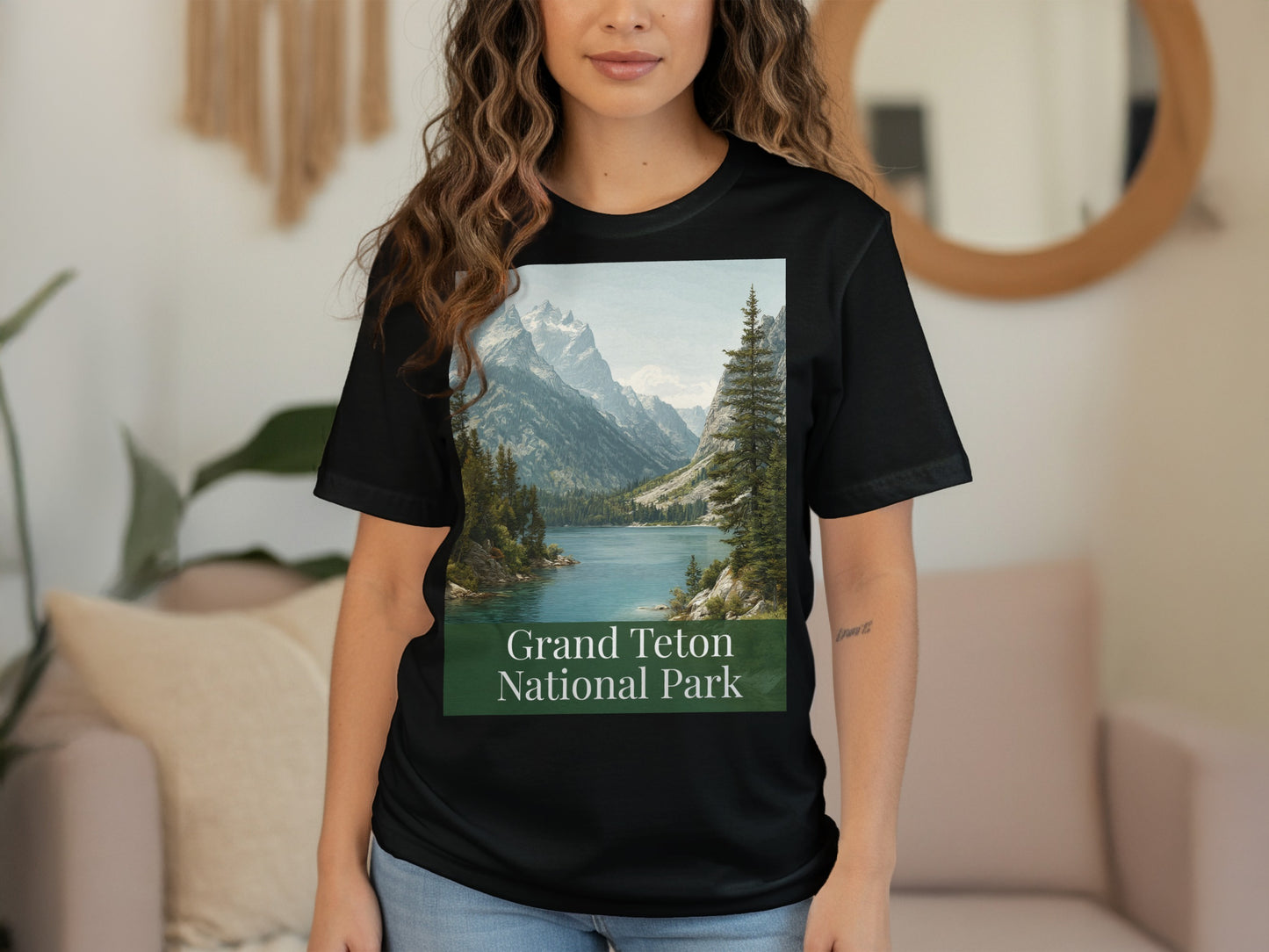 Grand Teton National Park Scenic Graphic Tee