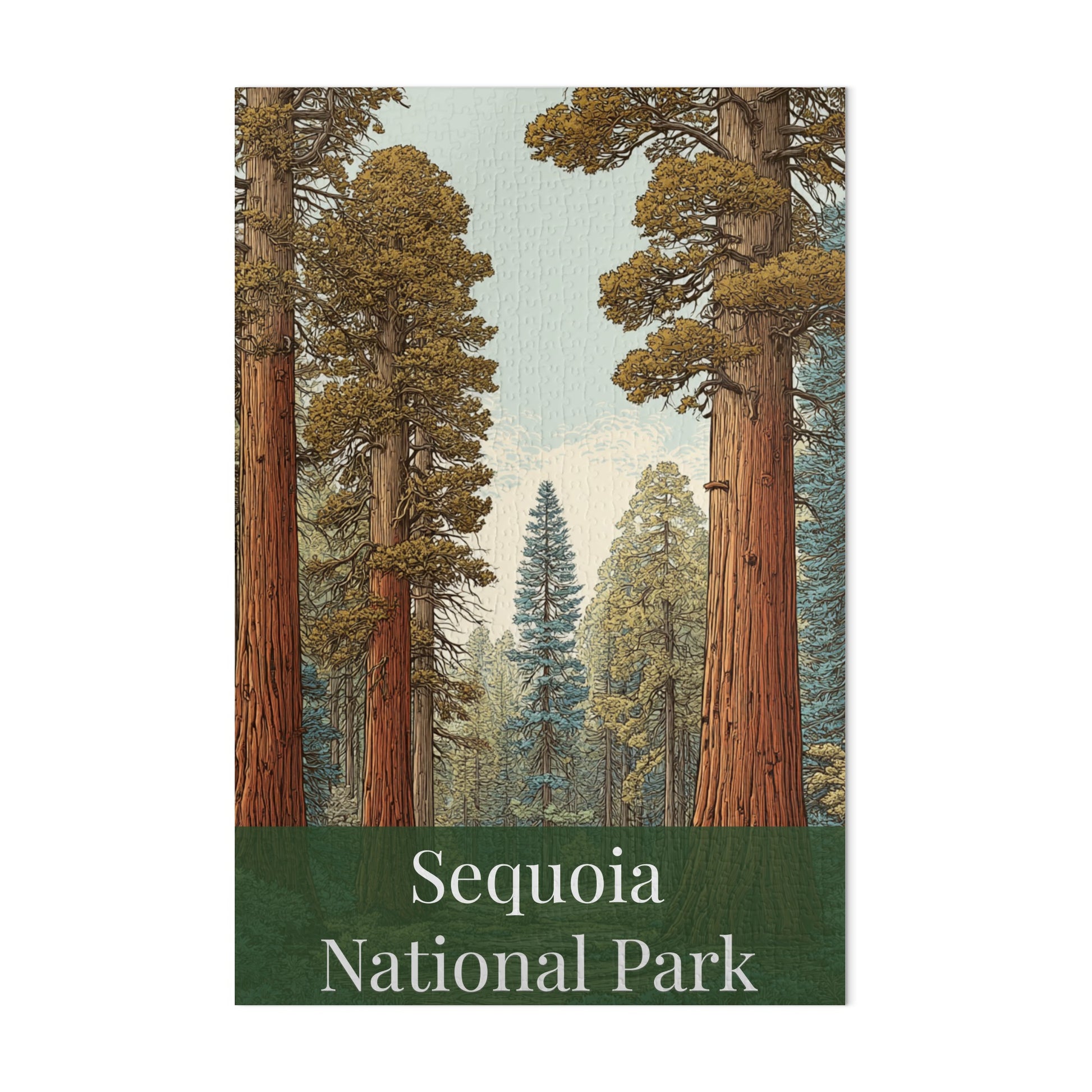 Sequoia National Park Scenic Poster for Nature Lovers