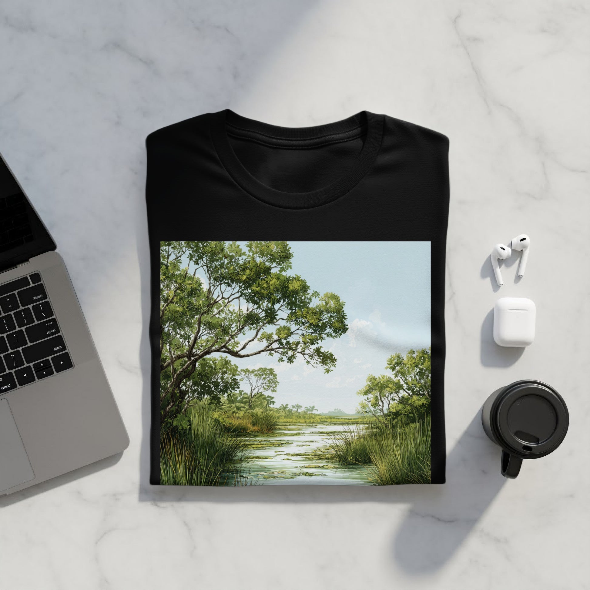 Tranquil Scenic Landscape T-shirt