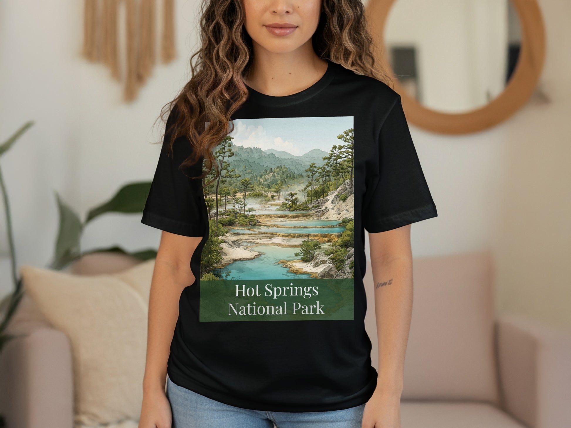 Hot Springs National Park Scenic Graphic Tee