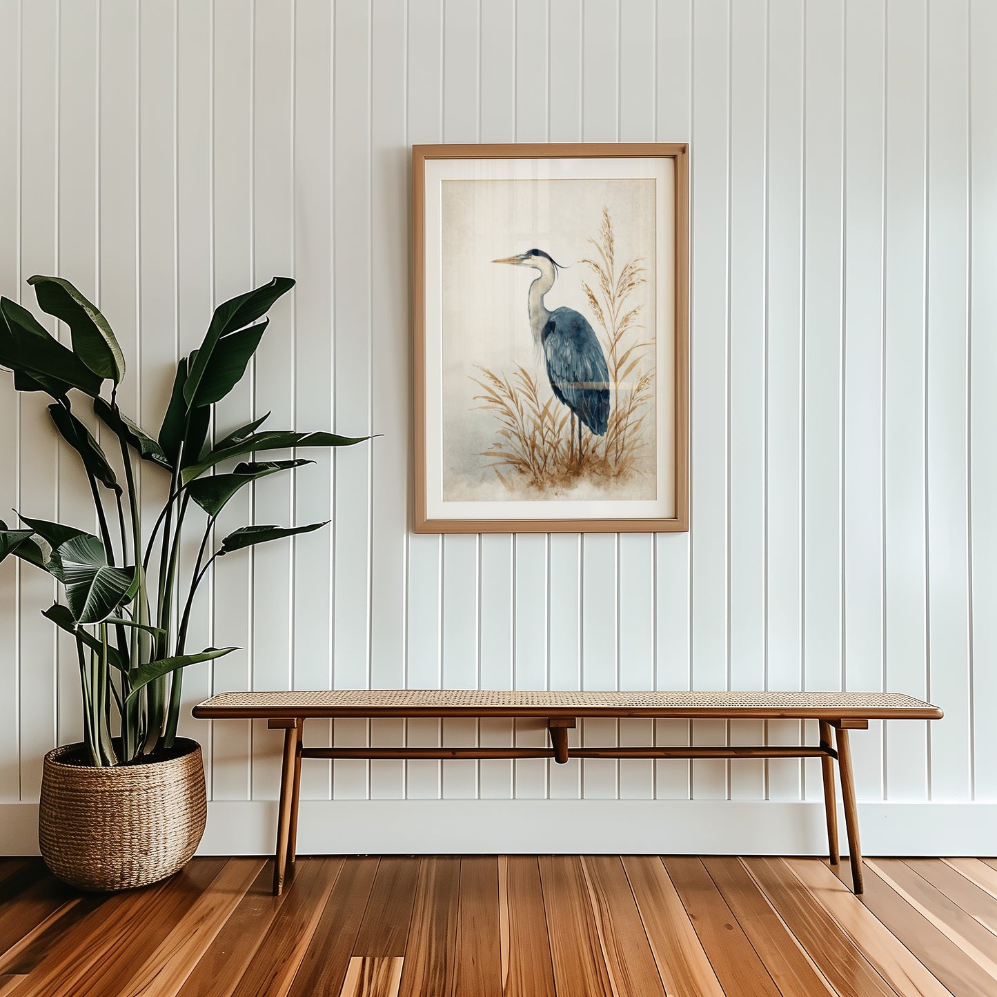 Elegant Bird Art Print for Modern Home Decor