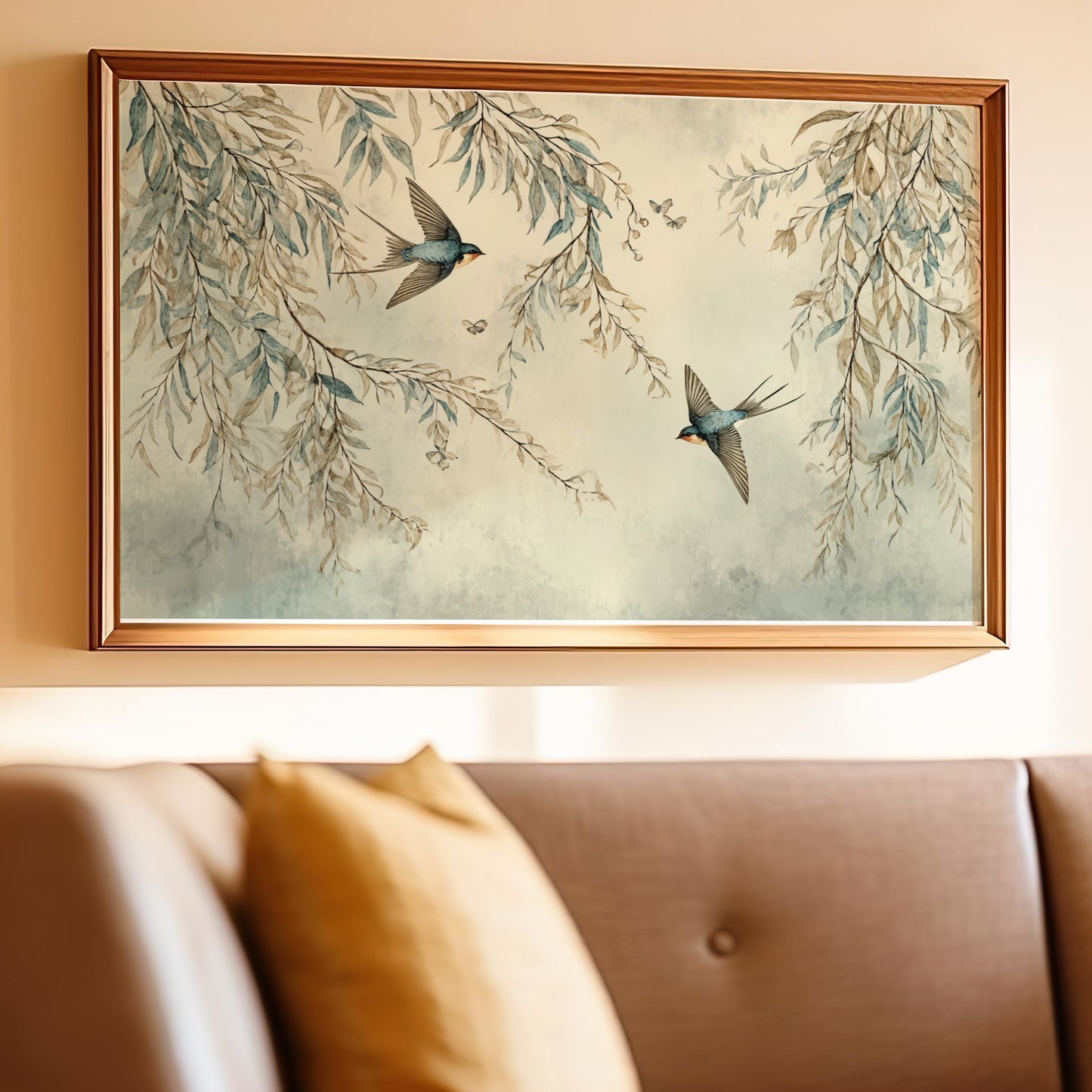 Elegant Birds and Branches Wall Art Product