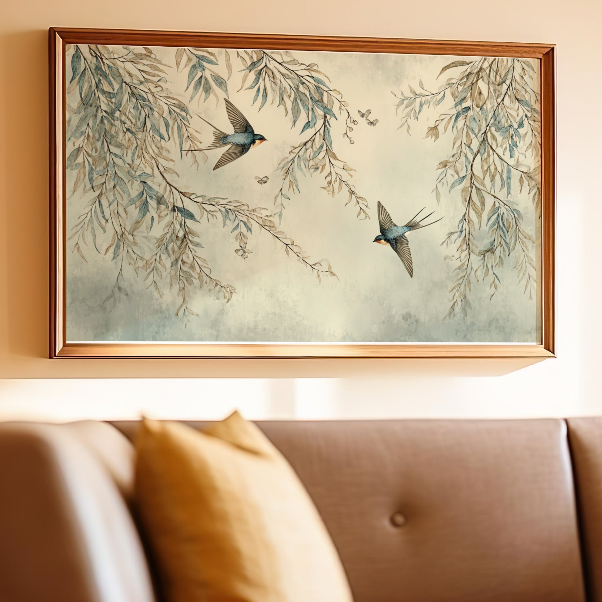 Elegant Birds and Branches Wall Art Product