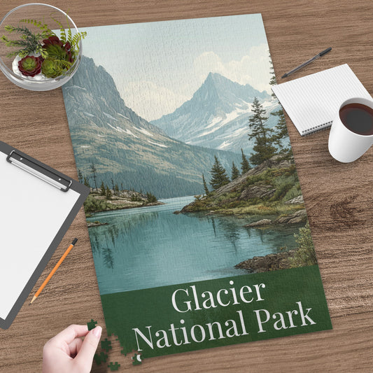 Glacier National Park Scenic Jigsaw Puzzle