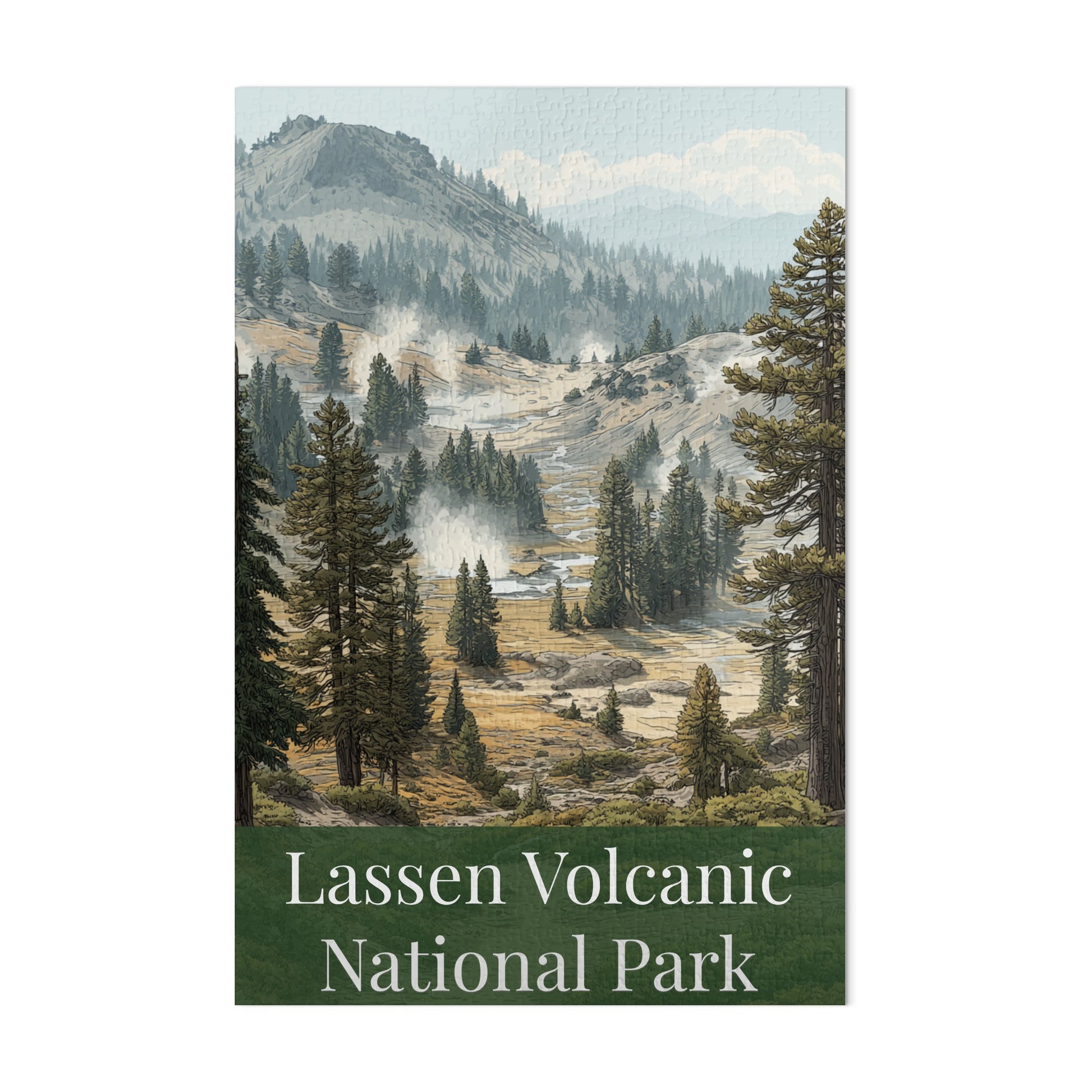Lassen Volcanic National Park Scenic Puzzle