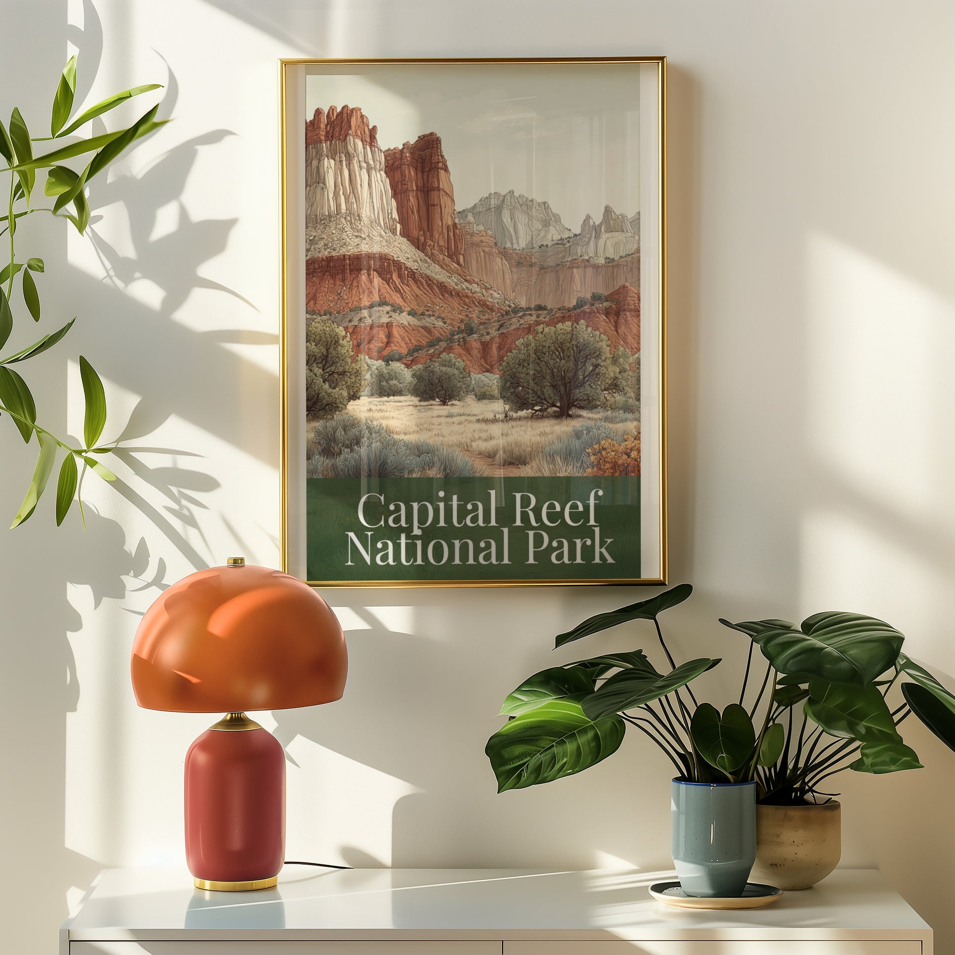 Capital Reef National Park Landscape Art Print