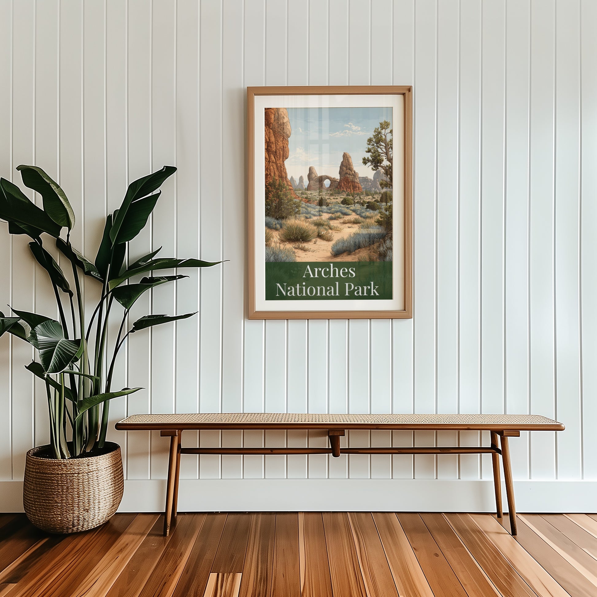 Arches National Park Scenic Landscape Wall Art Poster