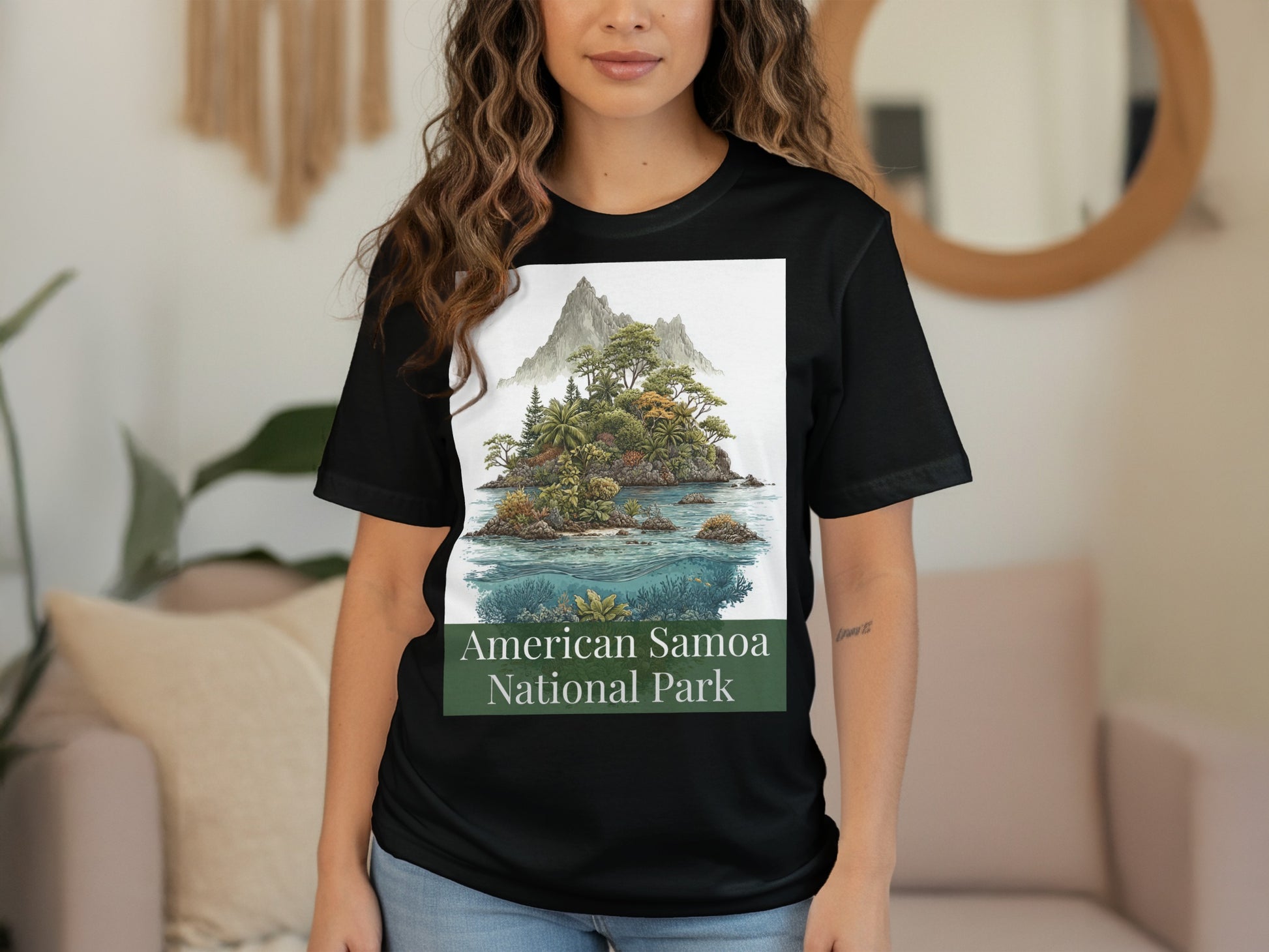 American Samoa National Park Graphic T-shirt