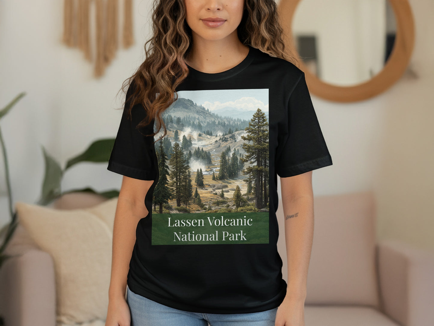 Lassen Volcanic National Park graphic t-shirt