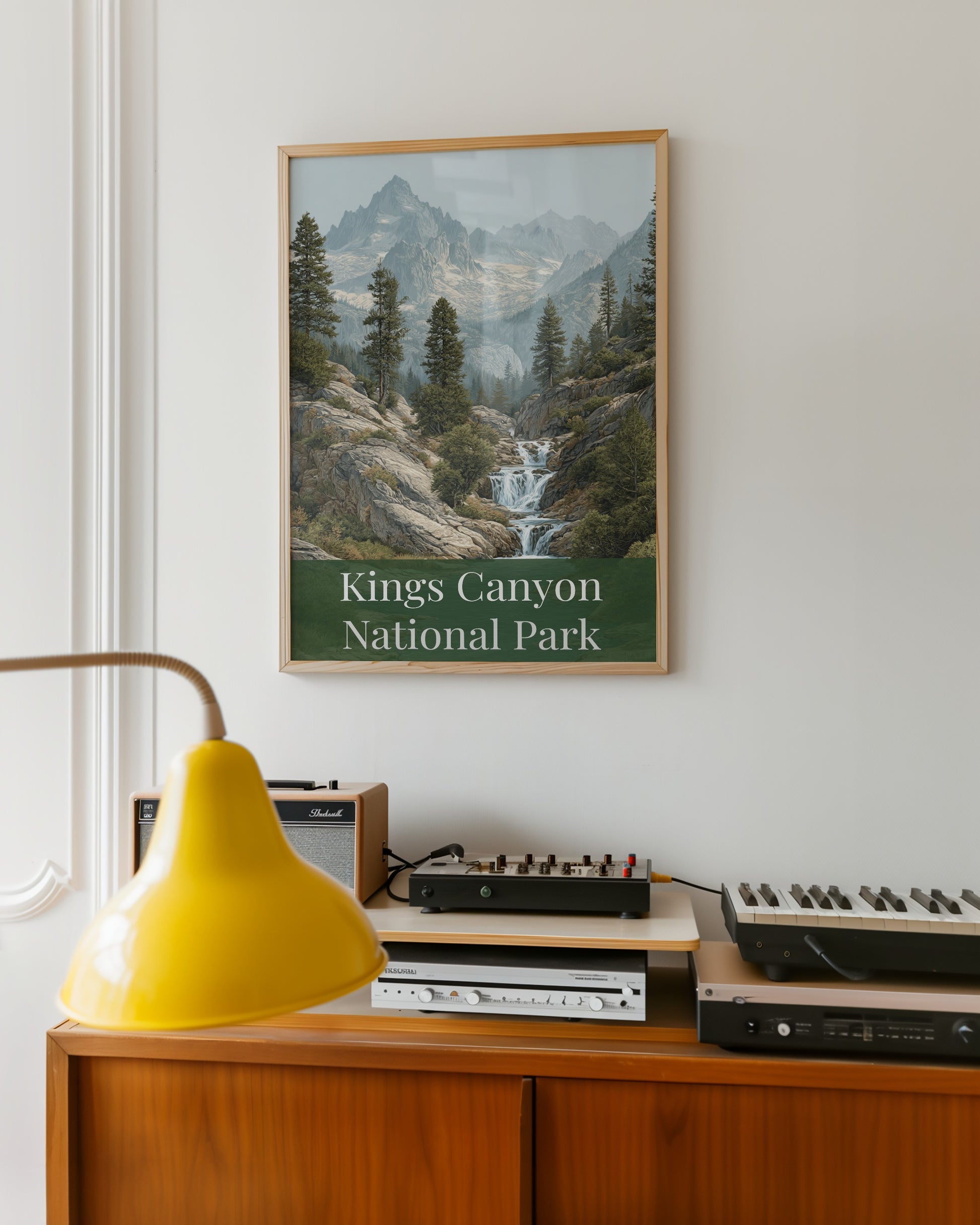 Kings Canyon National Park Poster Wall Art Decor