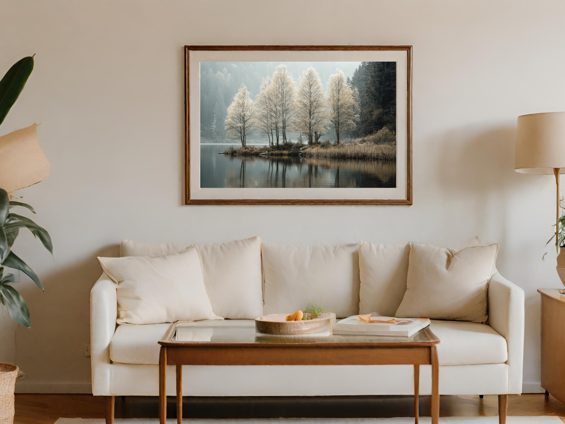Tranquil Landscape Framed Artwork for Home Decor