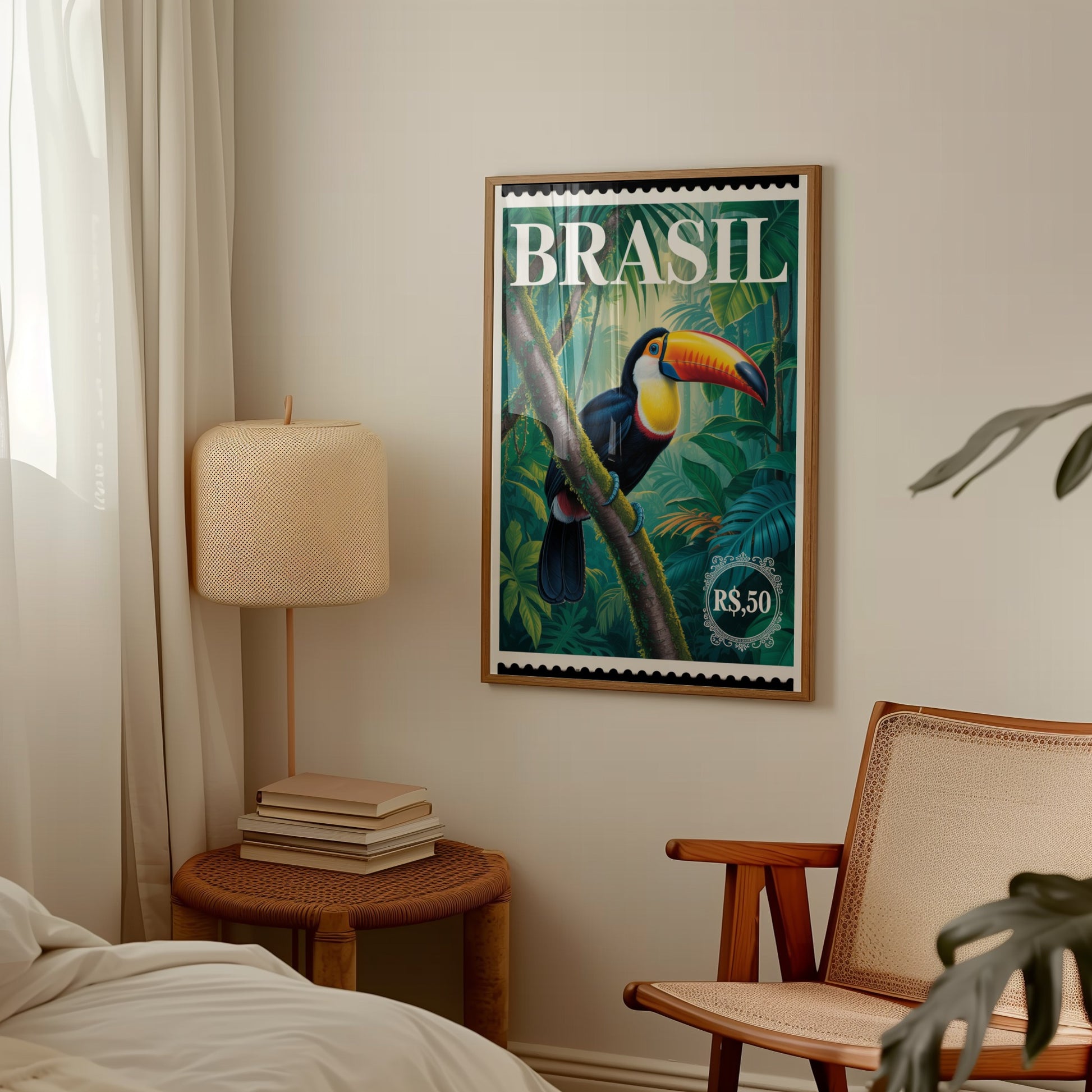 Brasil Toucan Art Print for Home or Office Decor