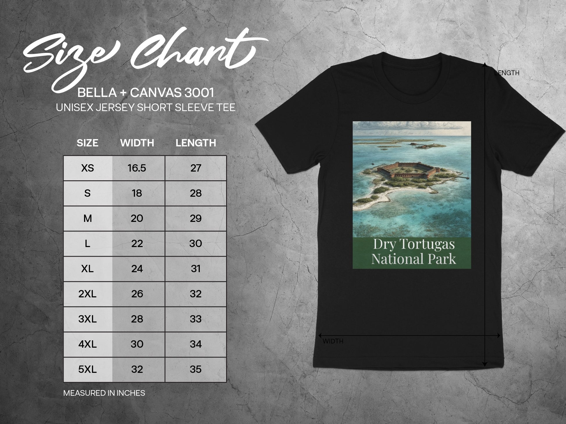 Dry Tortugas National Park Graphic Short Sleeve Tee