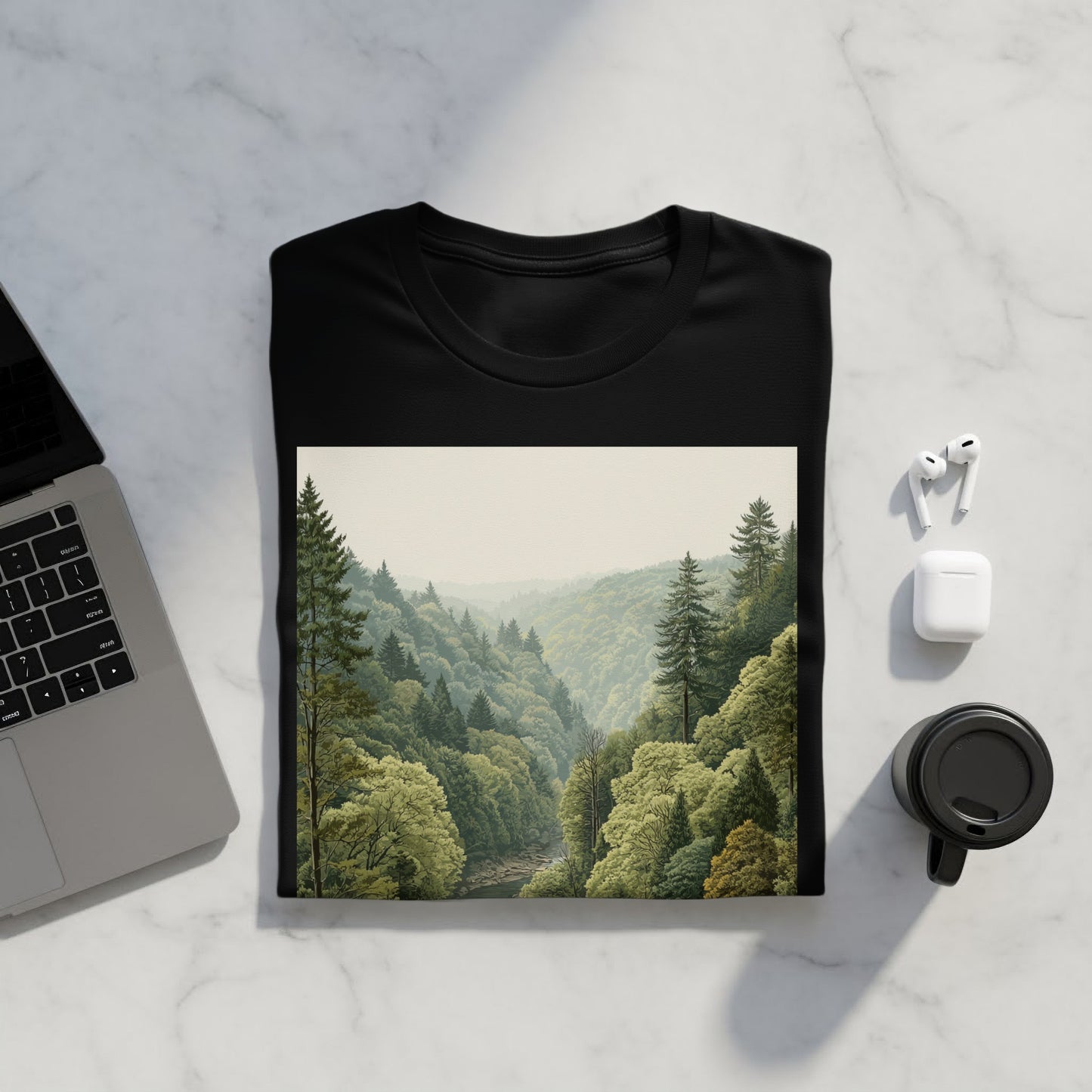 Scenic Forest Landscape T-shirt