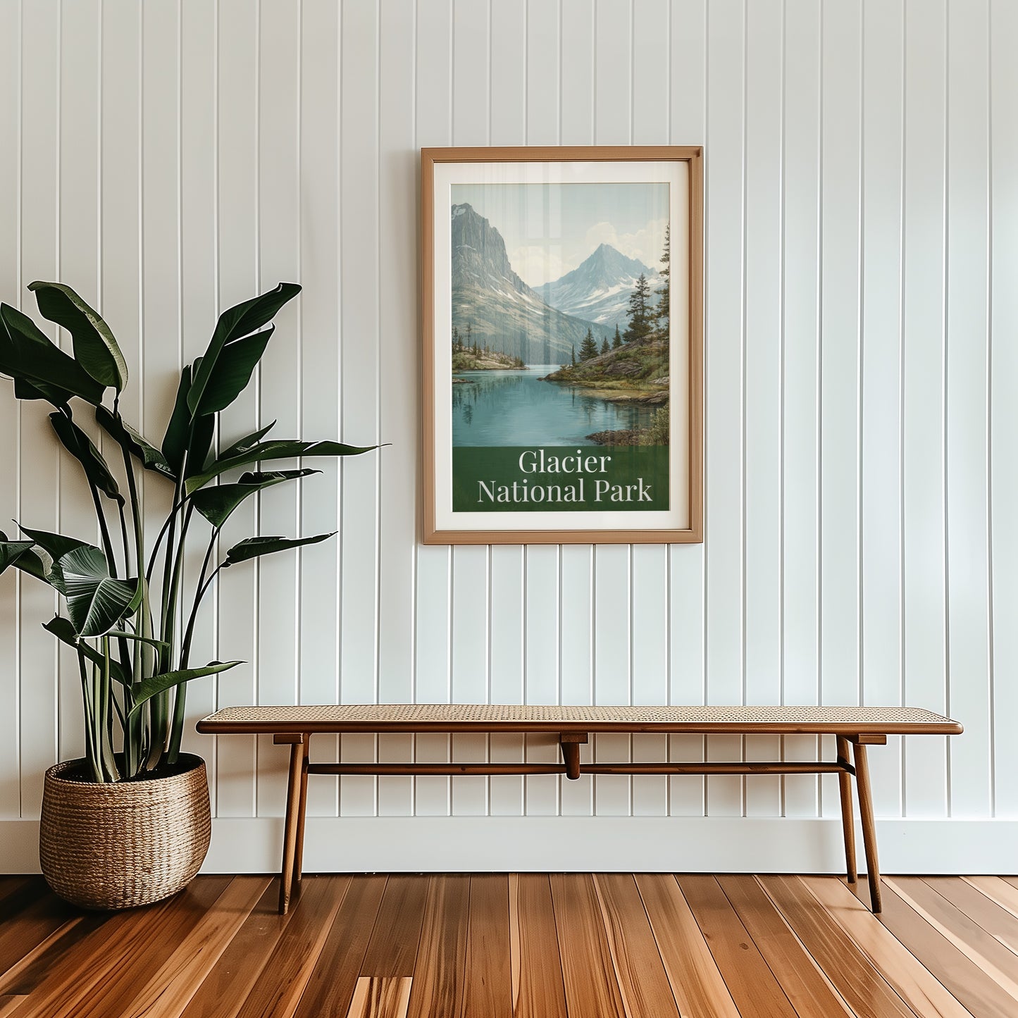 Glacier National Park Scenic Landscape Wall Art