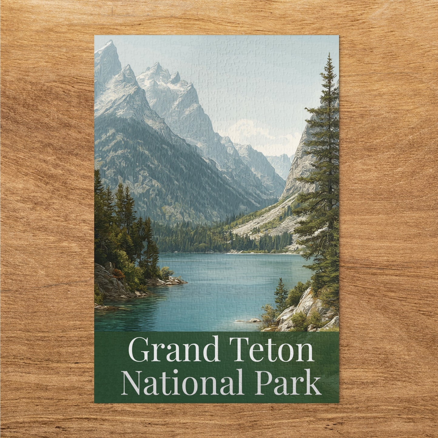 Grand Teton National Park Scenic View Puzzle