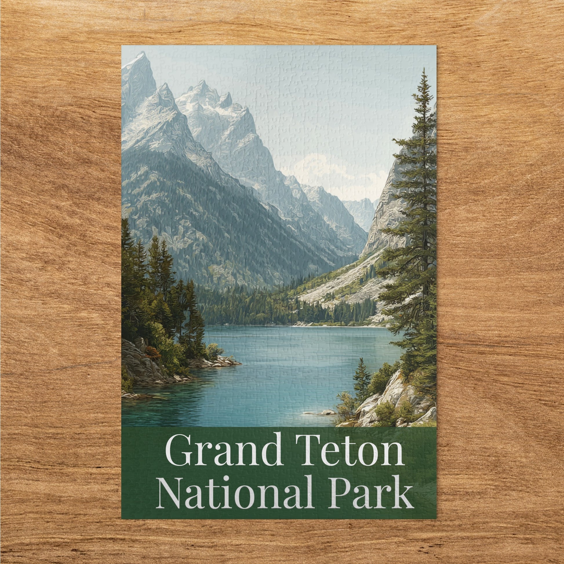 Grand Teton National Park Scenic View Puzzle