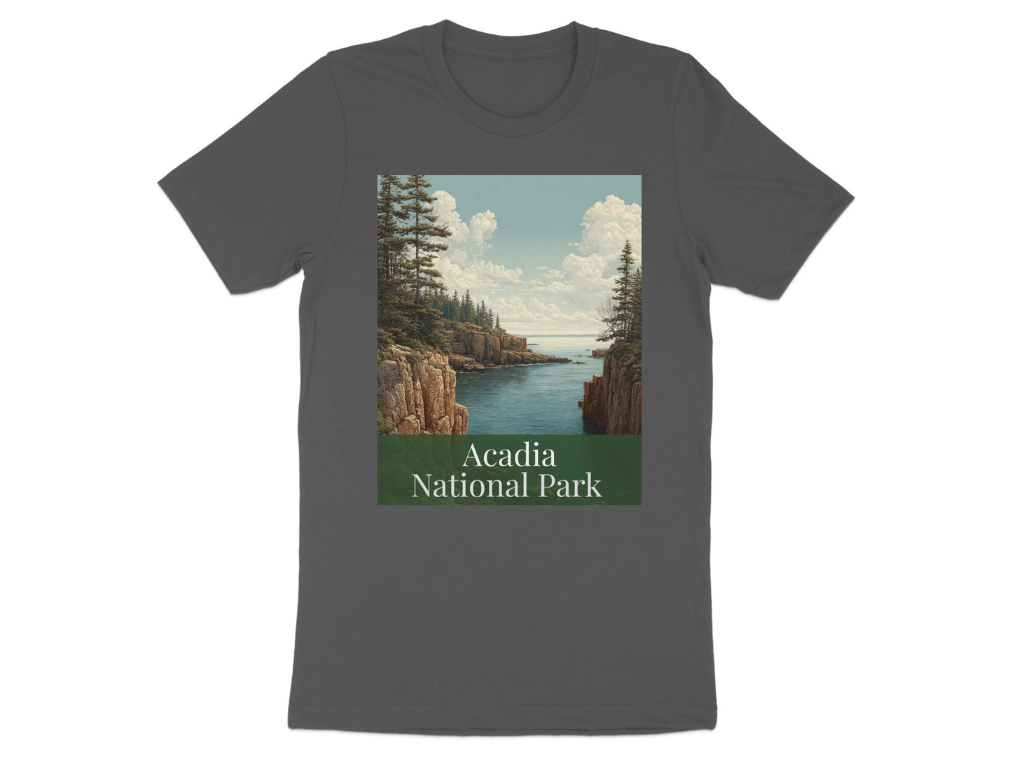 Acadia National Park Graphic Tee with Scenic Design