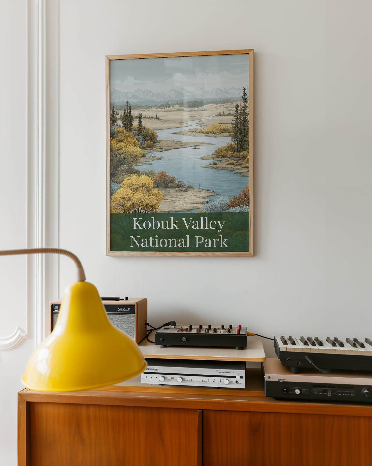 Kobuk Valley National Park Vintage Landscape Poster