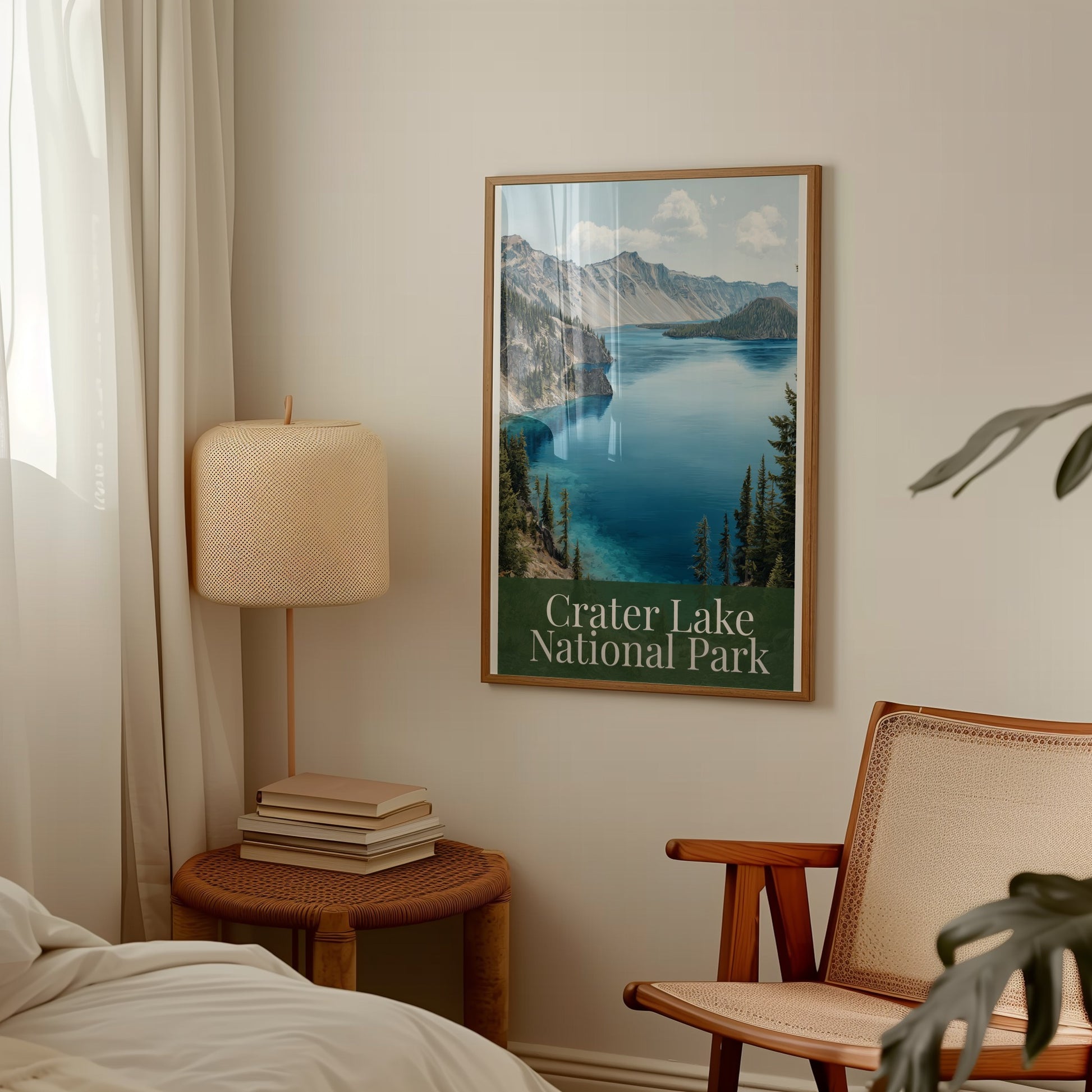 Crater Lake National Park Poster for Home Decor
