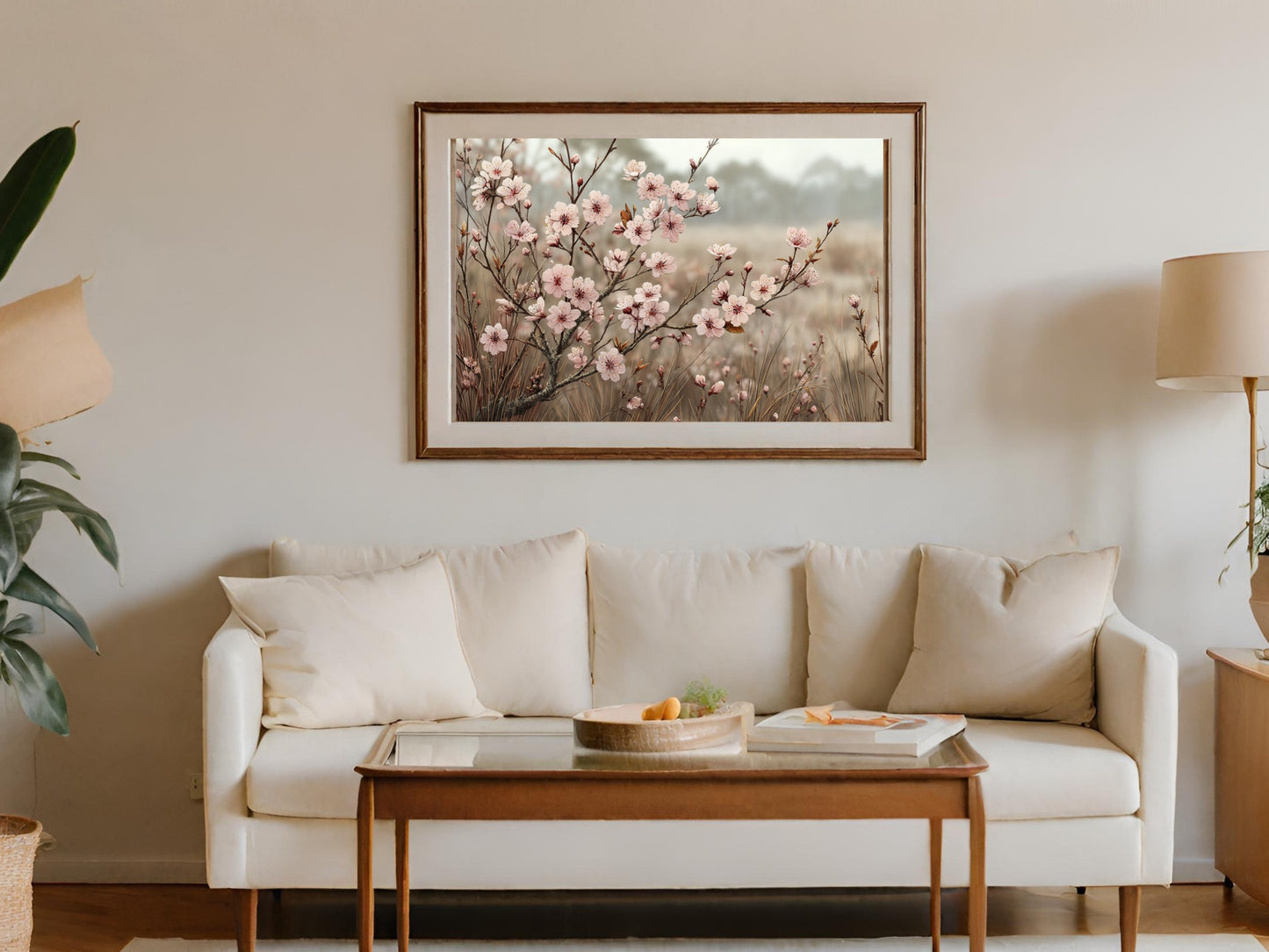 Beautiful Cherry Blossom Art Print for Modern Home Decor