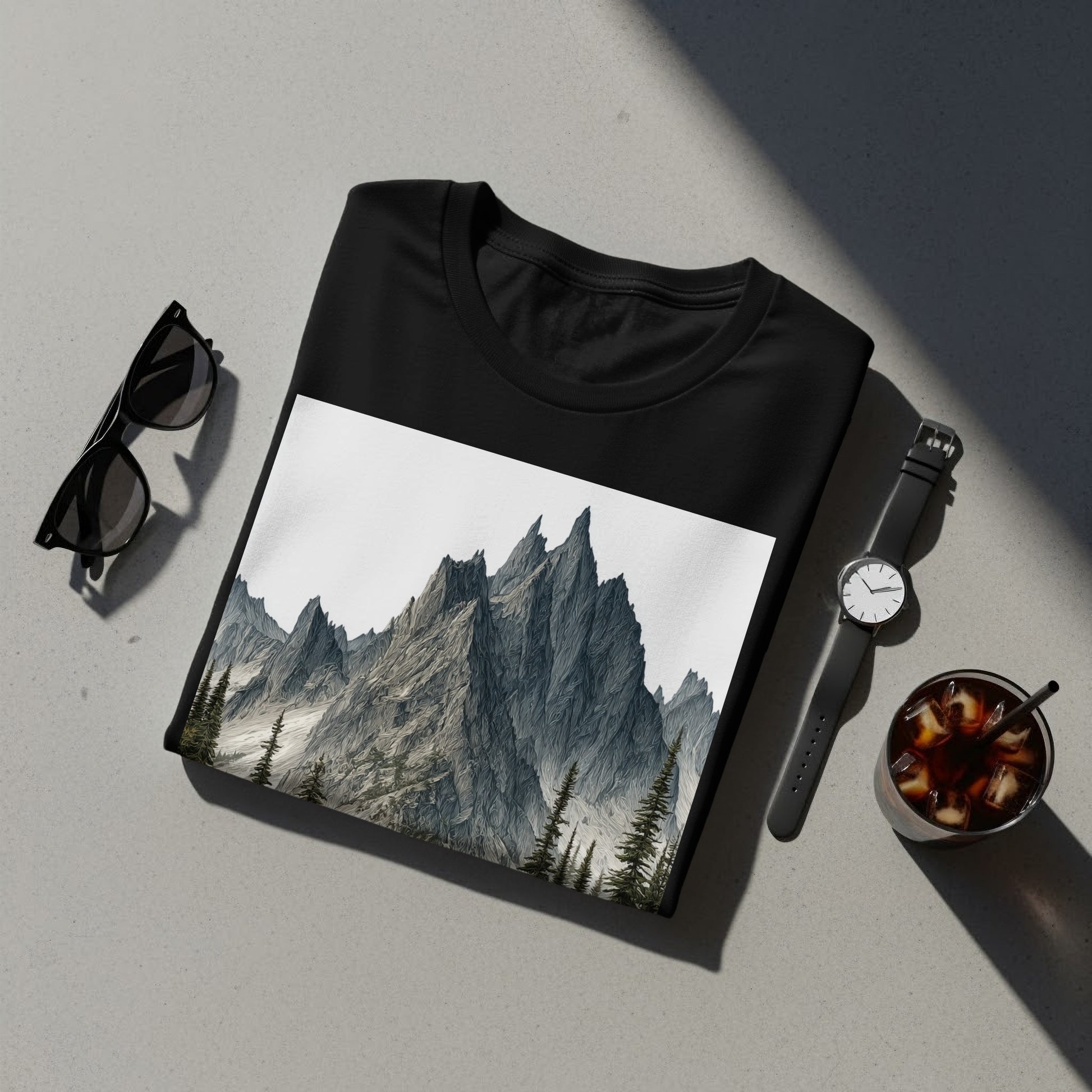 Stunning Mountain Landscape Design T-Shirt