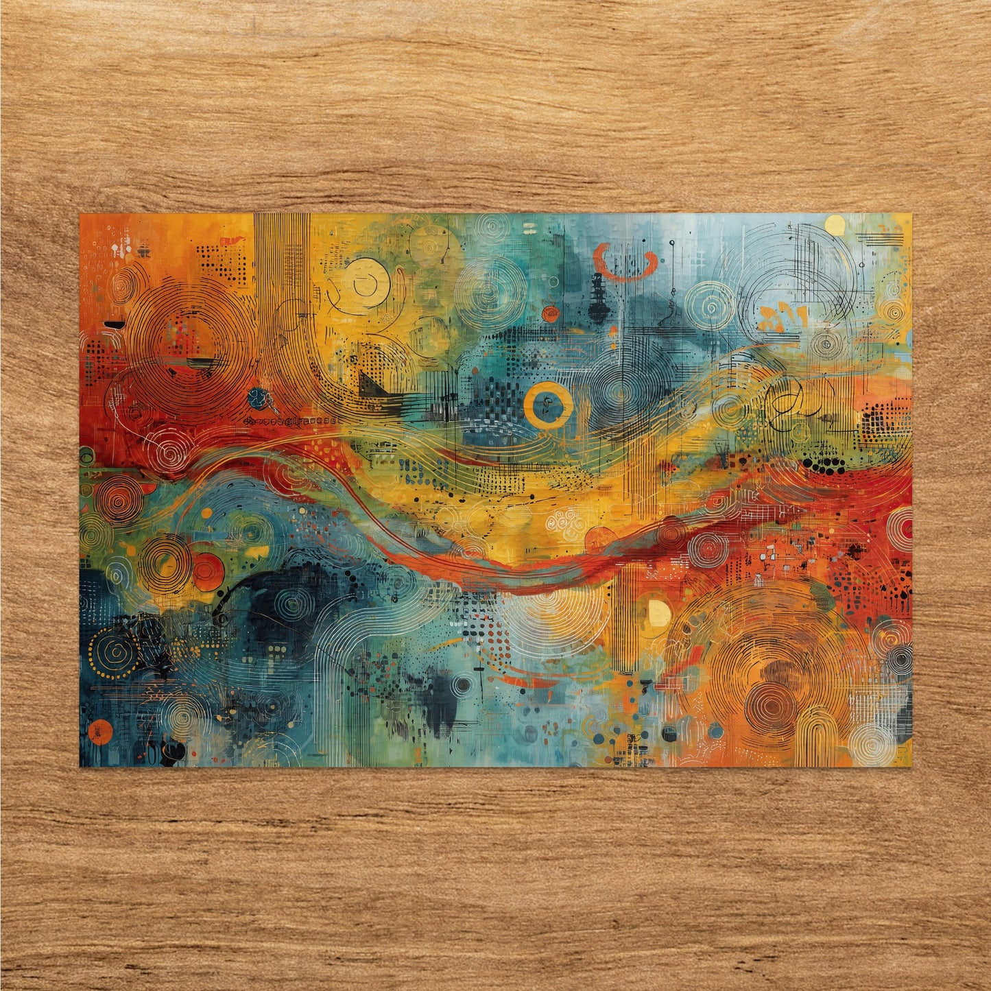 Vibrant Abstract Swirling Circles Geometric Patterns product type
Abstract Art, Vibrant Painting, Colorful Artwork, Geometric Design, Modern Decor, Contemporary Art, Wall Art, Home Decor, Artistic Print, Dynamic Visual, Swirl Patterns, Circle Motifs, Wave Forms, Bright Hues, Orange Yellow Blue, Teal Red Abstract, Textured Art, Abstract Expression, Creative Design, Abstract Canvas