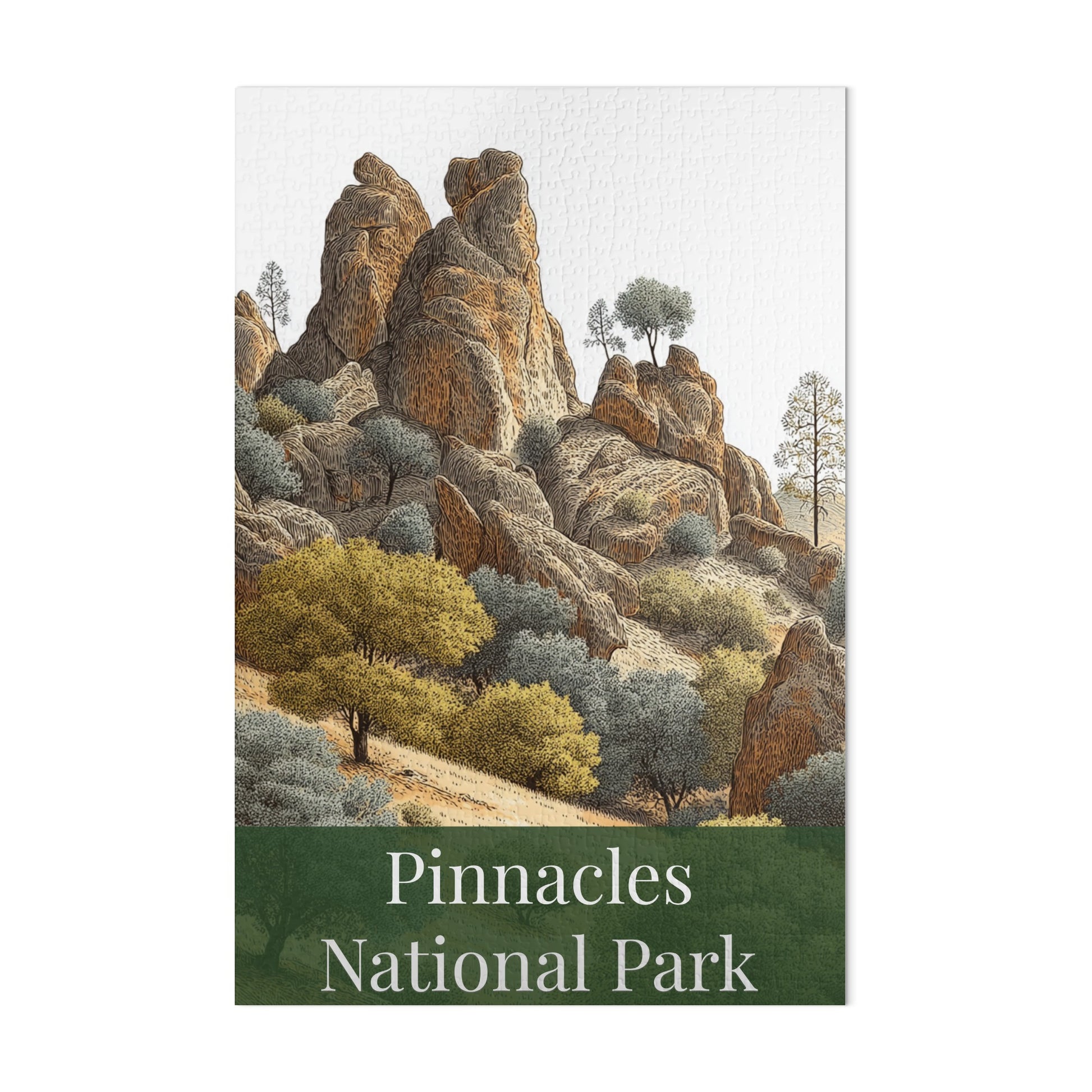 Pinnacles National Park Scenic Landscape Puzzle