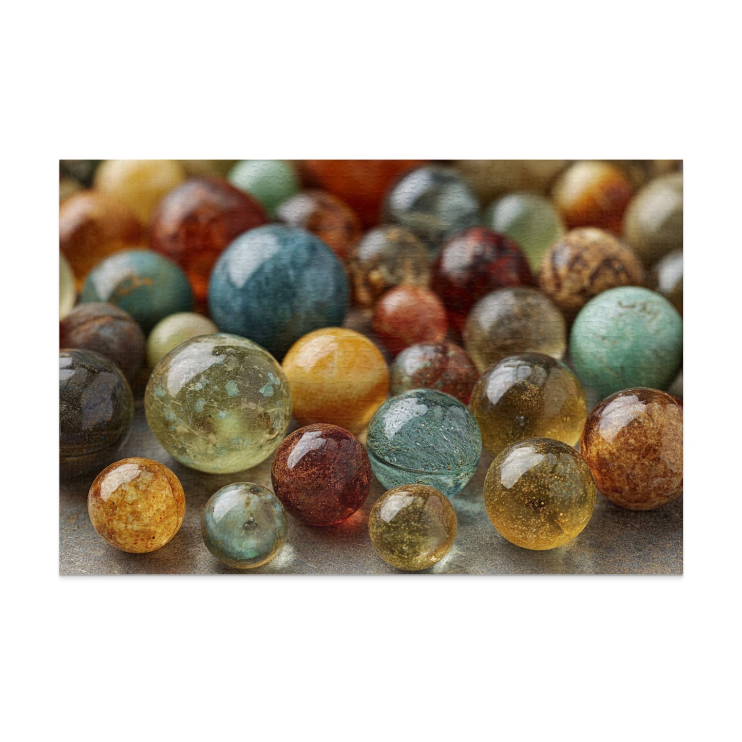 Beautiful Assortment of Colorful Marbles product