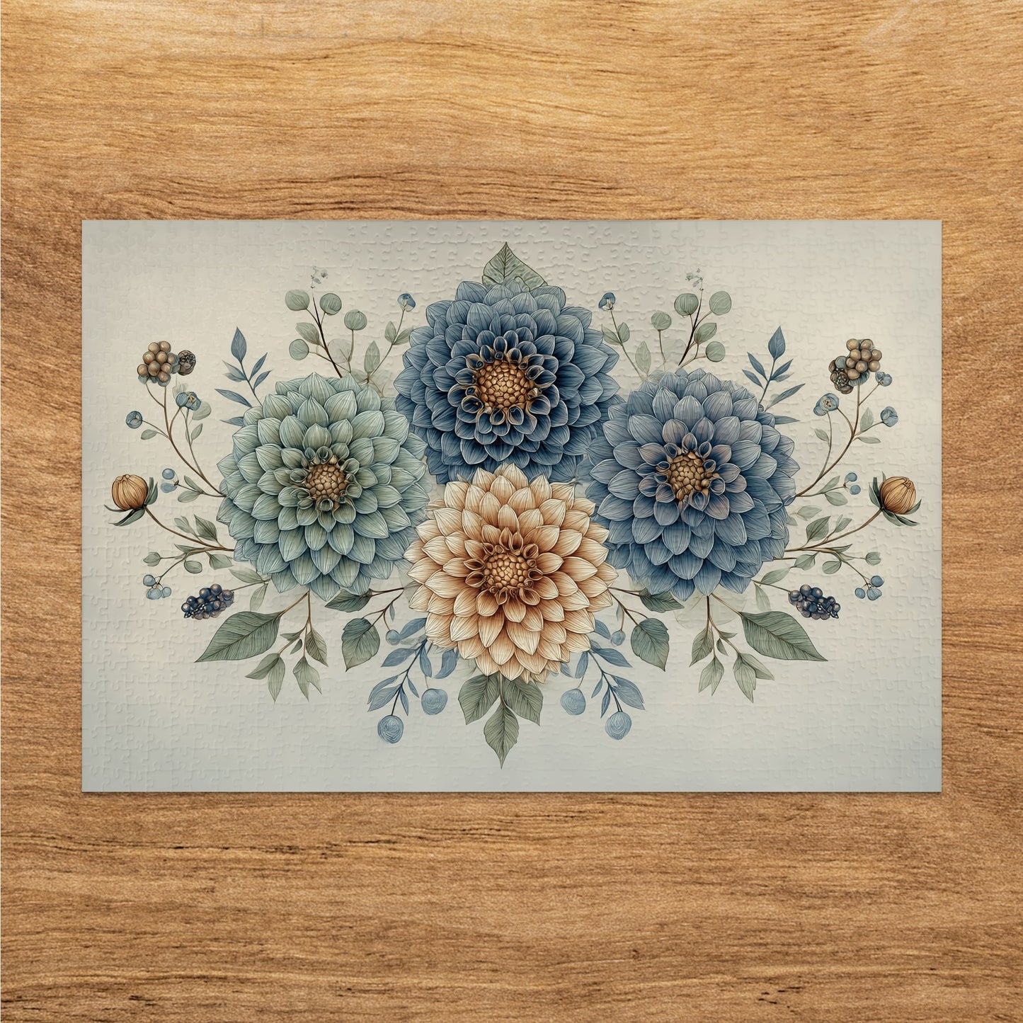 Elegant Floral Design with Blooming Flowers Artwork