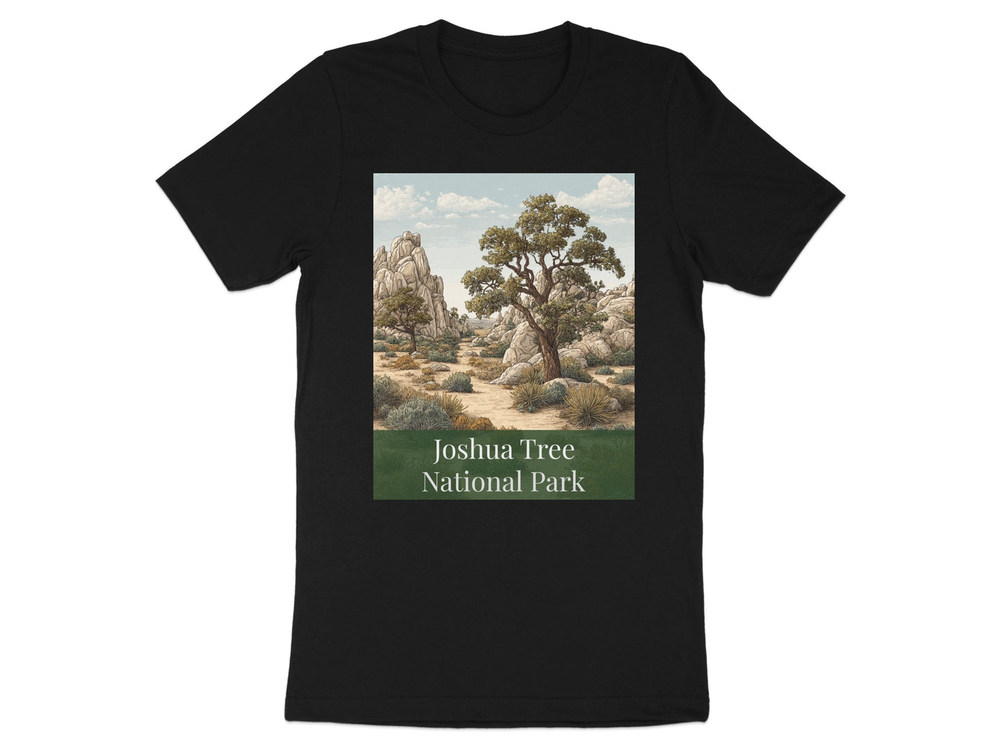 Joshua Tree National Park Illustration T-Shirt