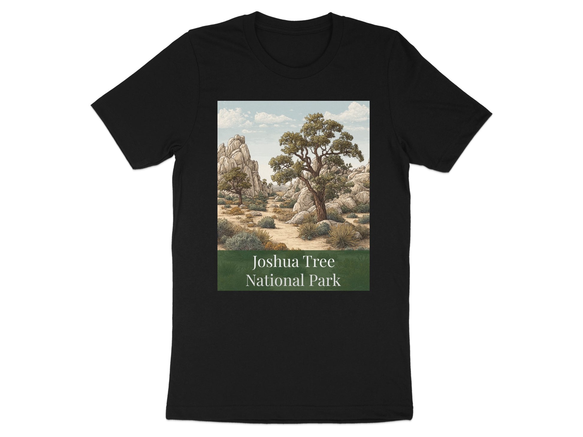 Joshua Tree National Park Illustration T-Shirt