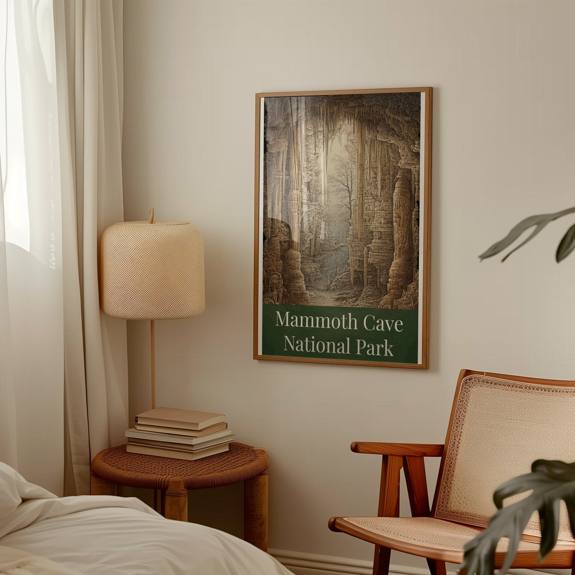 Mammoth Cave National Park Vintage Wall Art Poster