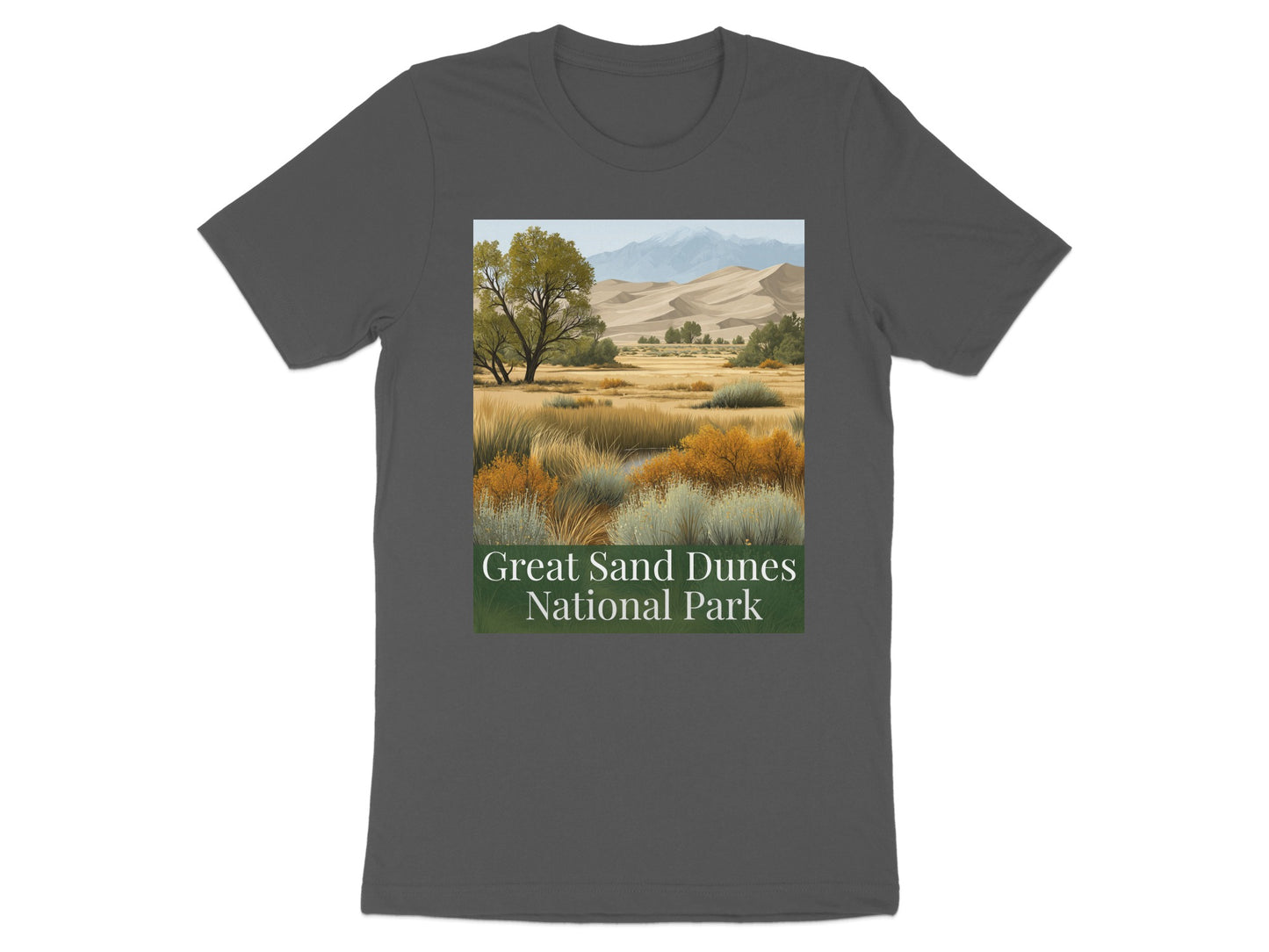 Great Sand Dunes National Park Scenic Graphic T-shirt