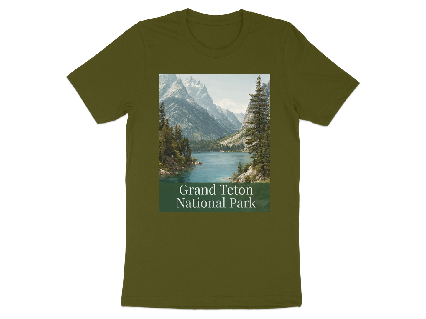 Scenic Grand Teton National Park T-shirt for Nature Lovers
