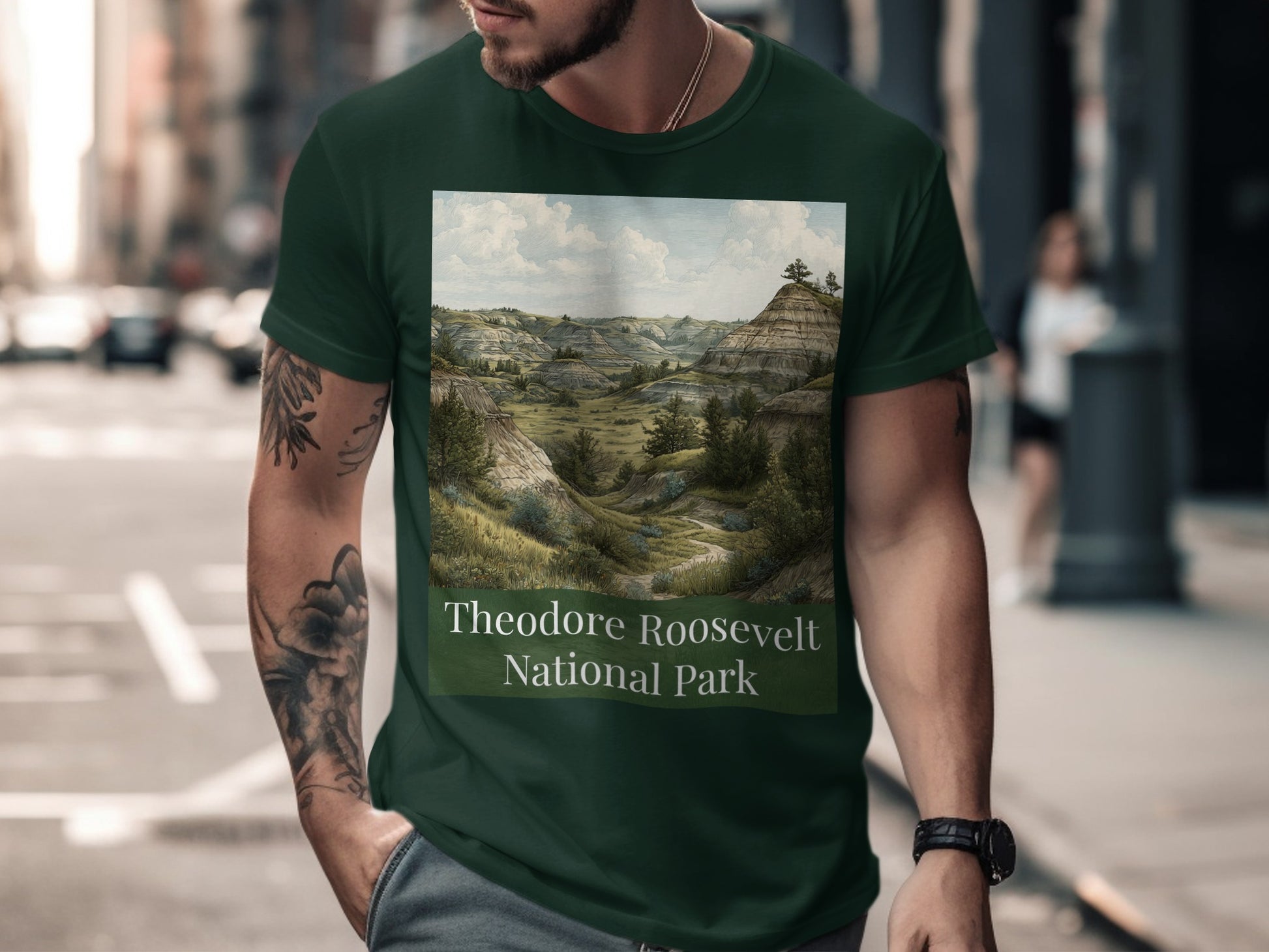 Scenic Theodore Roosevelt National Park T-Shirt
